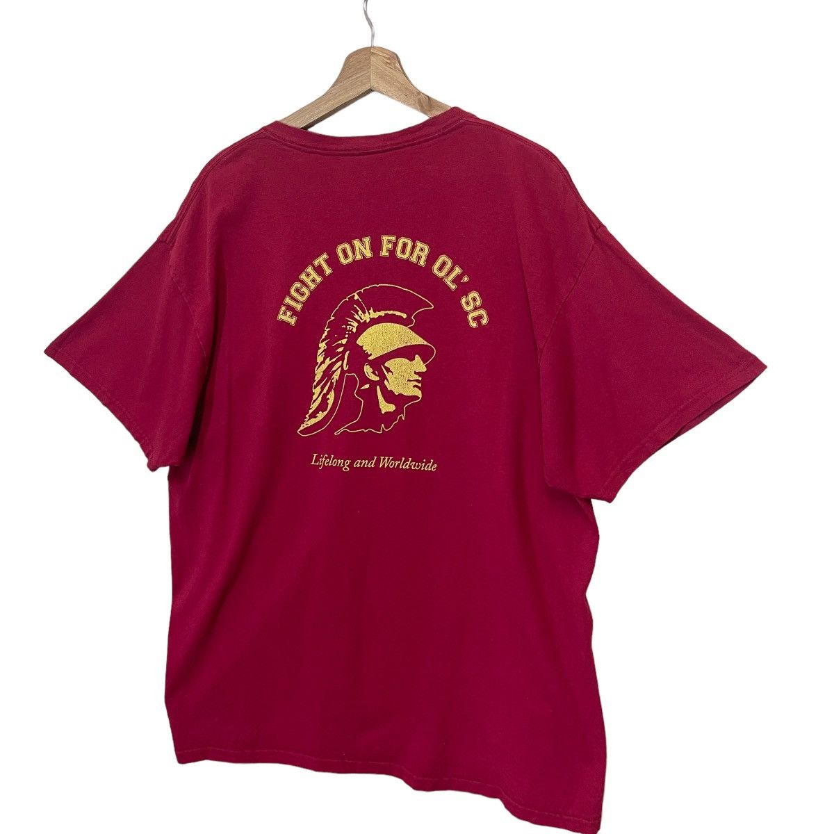 Vintage Vintage 90s University of Southern California Tee Size US L / EU 52-54 / 3 - 3 Thumbnail