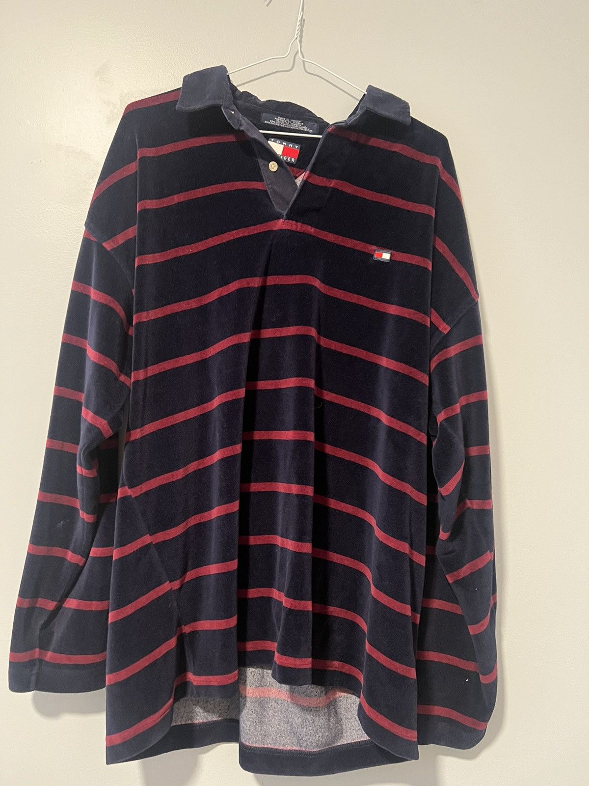 Tommy Hilfiger Vintage Tommy Hilfiger long sleeve polo Size US L / EU 52-54 / 3 - 1 Thumbnail