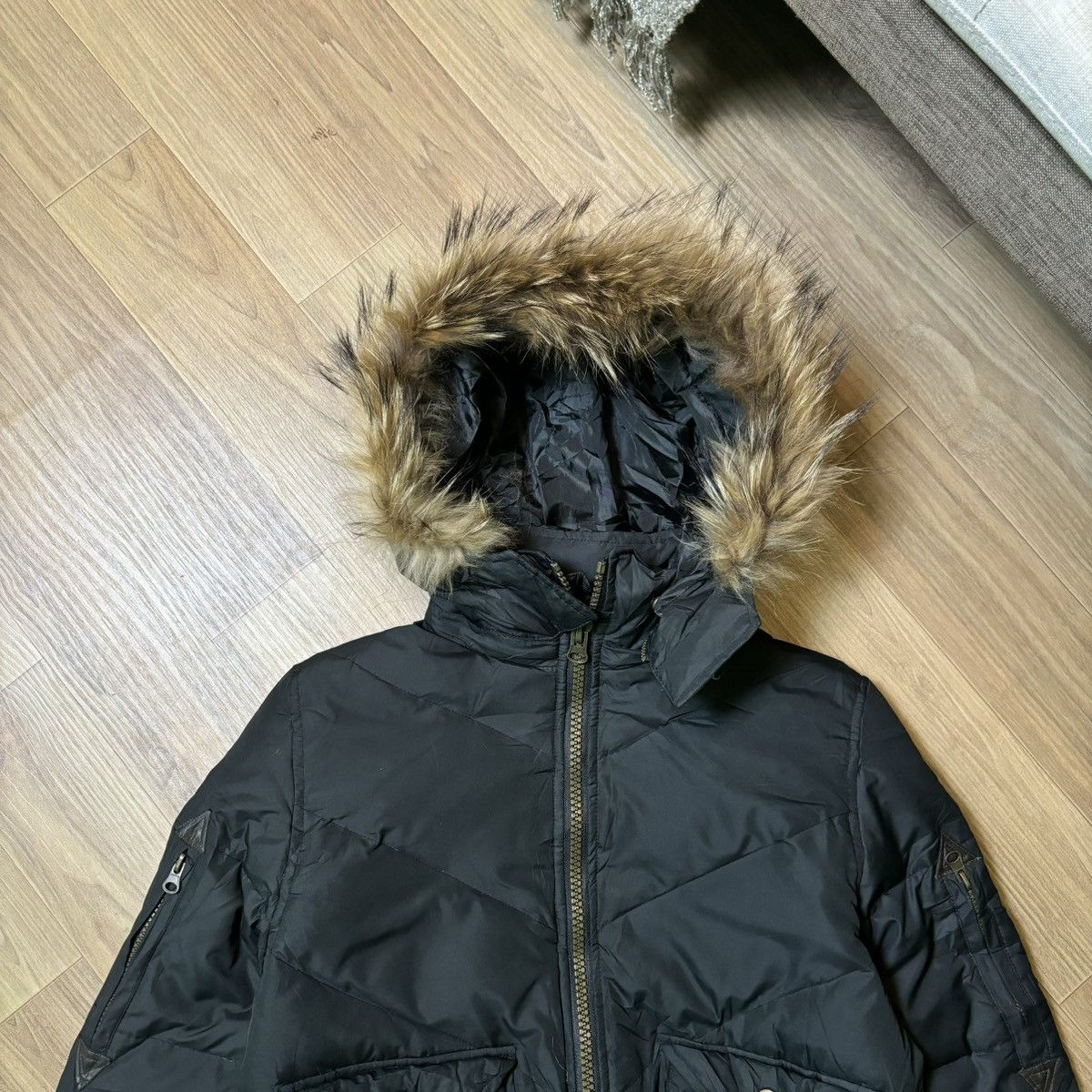 Hysteric Glamour × Japanese Brand × Le Grande Bleu (L.G.B.) Epice Fur jacket down puffer IfSixWasNine LGB Style Size M / US 6-8 / IT 42-44 - 5 Thumbnail