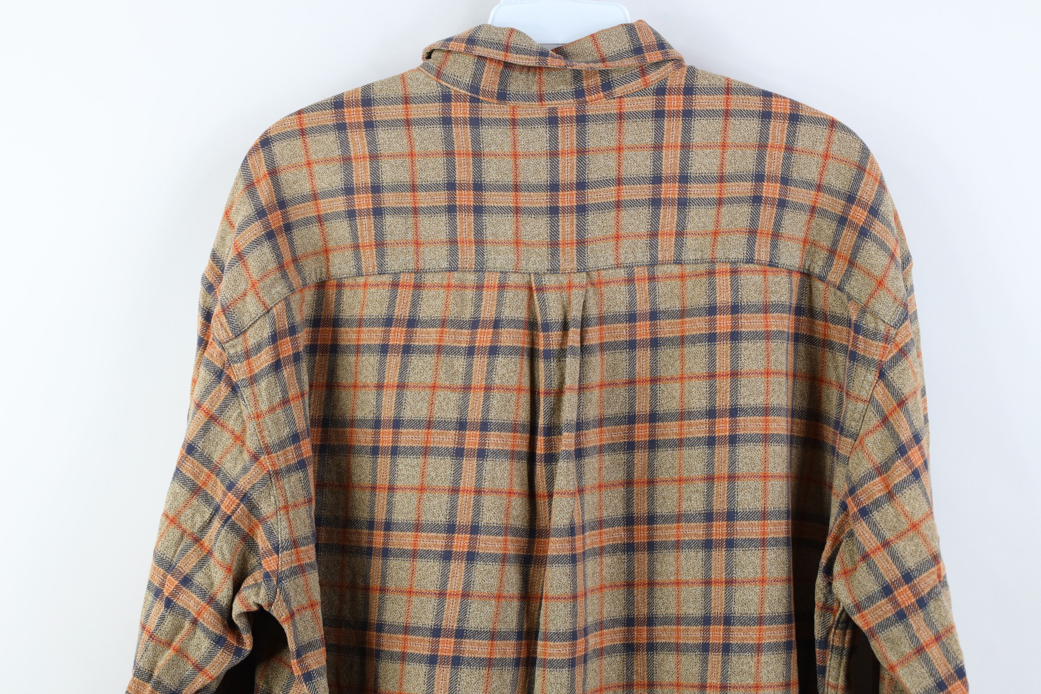 Vintage Vintage 90s Streetwear Flannel Collared Button Down Shirt Size US L / EU 52-54 / 3 - 10 Thumbnail