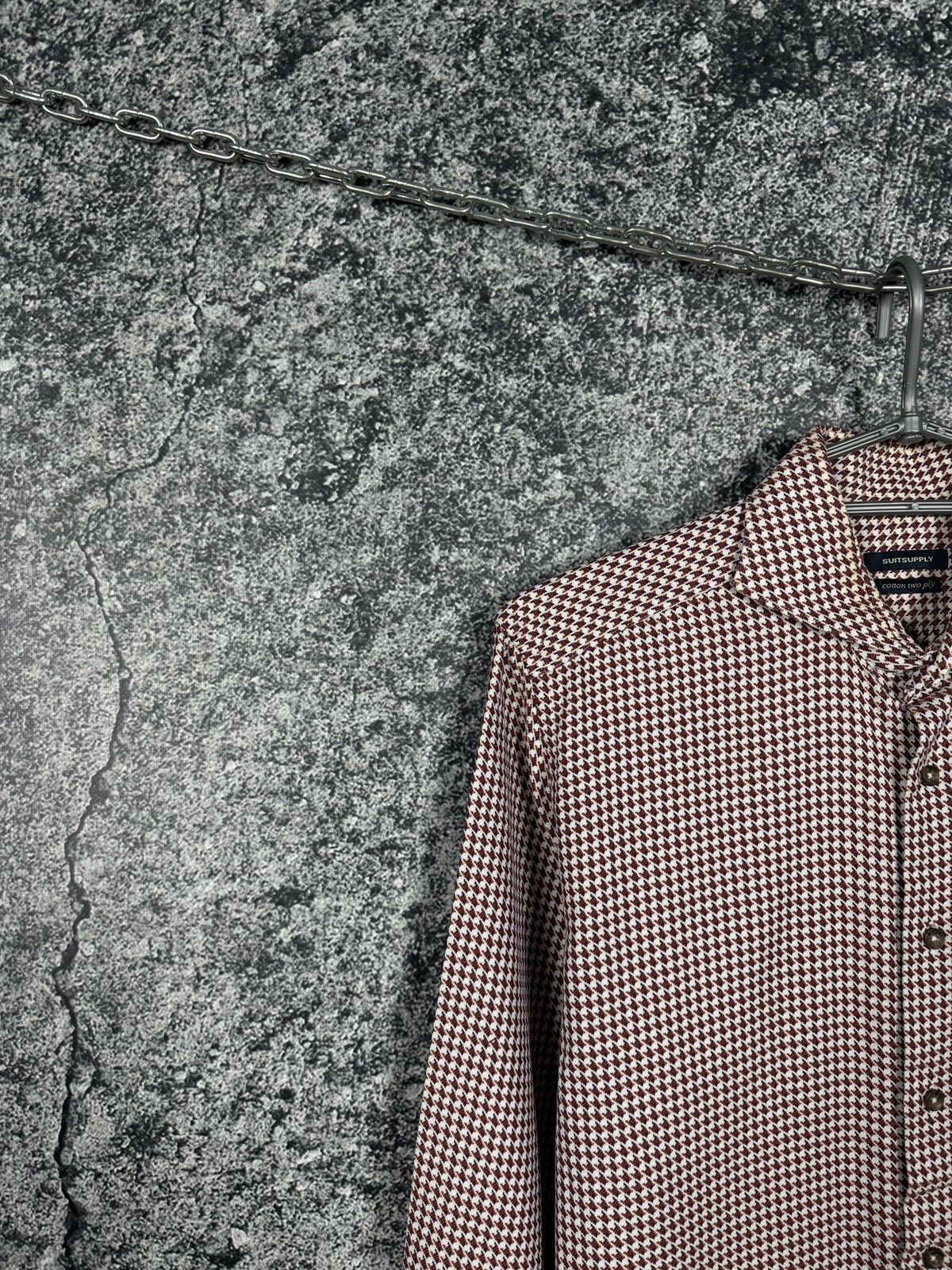 Suitsupply Suitsupply Long Sleeve Shirt Button Up Cotton Two Ply Sz 39 Size US M / EU 48-50 / 2 - 3 Thumbnail