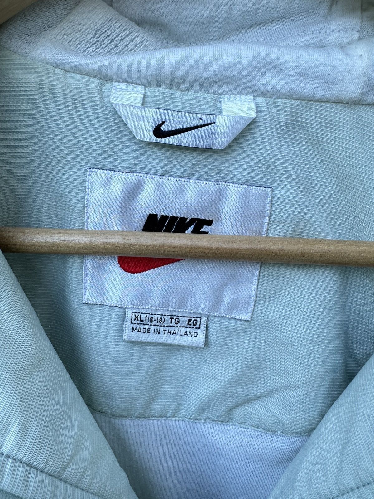 Nike × Vintage Vintage 90s white tag pastel Nike jacket Size US L / EU 52-54 / 3 - 4 Thumbnail