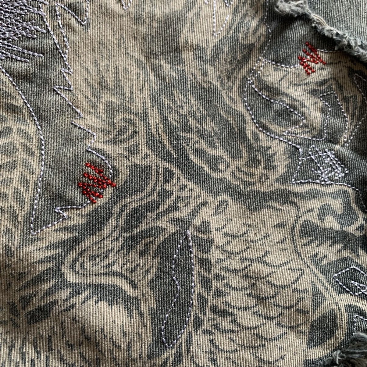 Dogtown DogTown Black Dragon Denim Jacket Size US XL / EU 56 / 4 - 11 Thumbnail