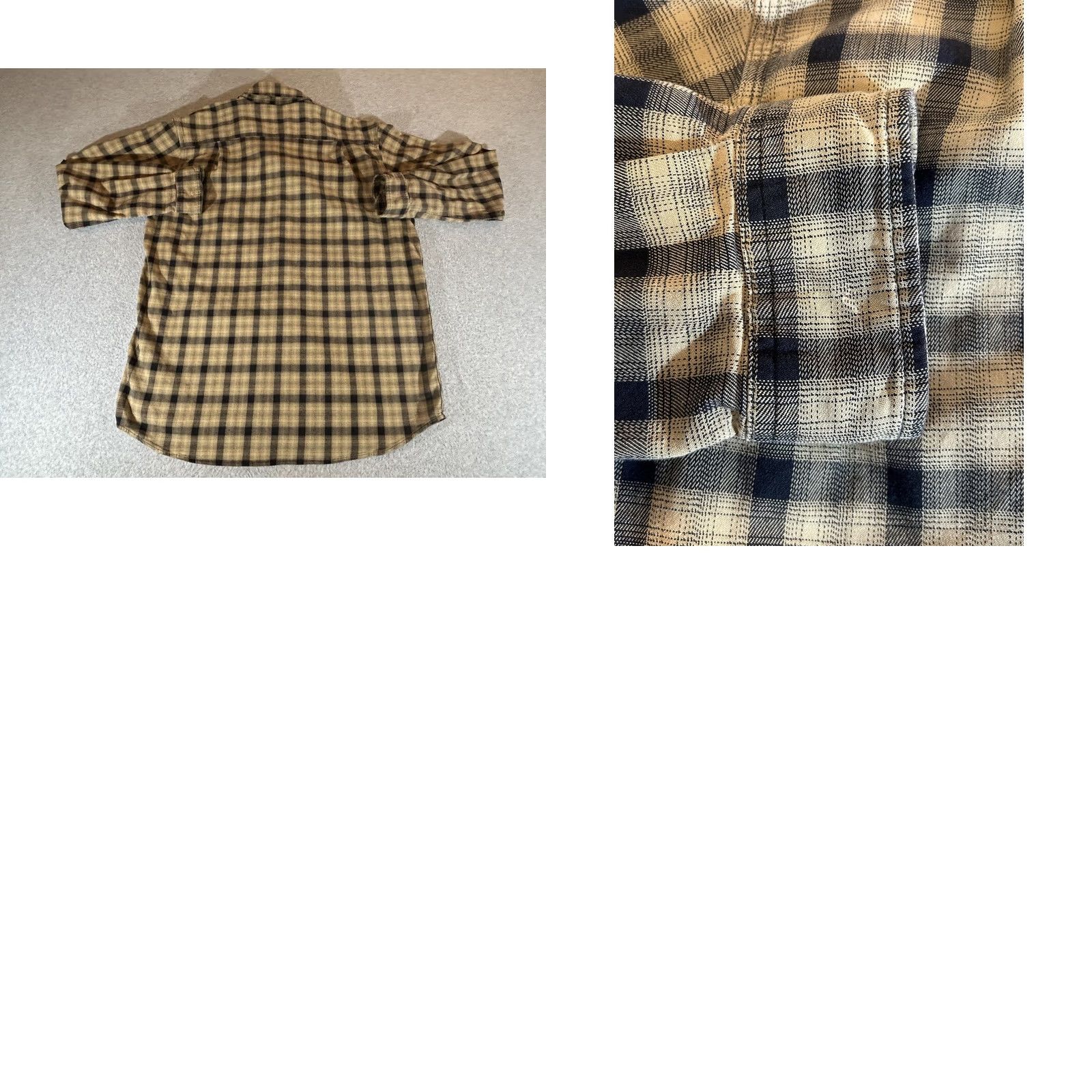 Carhartt Carhartt Flannel Shirt Mens XL Tall Brown Plaid Relaxed Fit Stretch Workwear XLT Size US XL / EU 56 / 4 - 9 Thumbnail