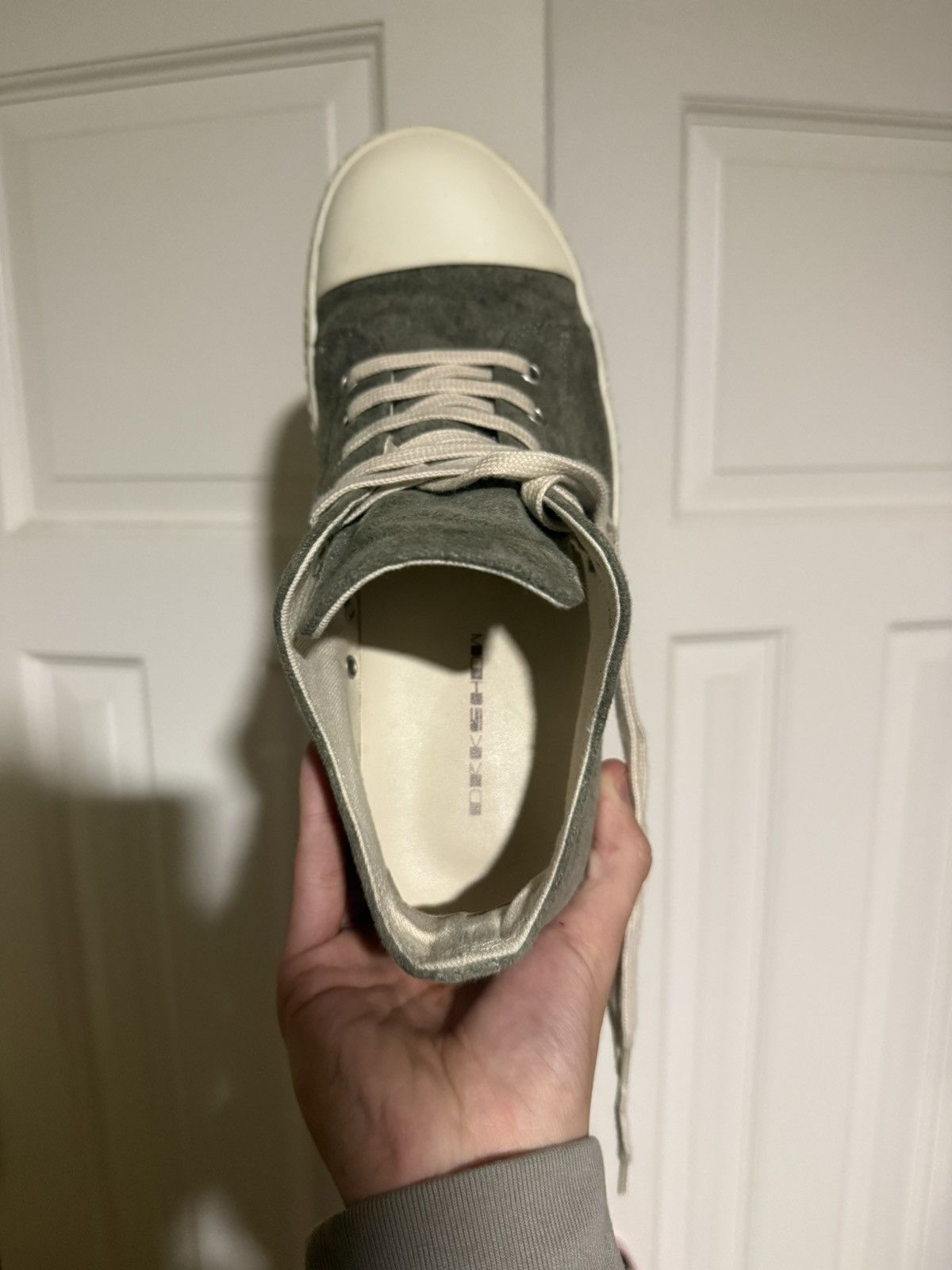 Rick Owens Drkshdw Rick Owens DRKSHDW Grey Suede Ramone Sneakers Size US 8 / EU 41 - 7 Thumbnail