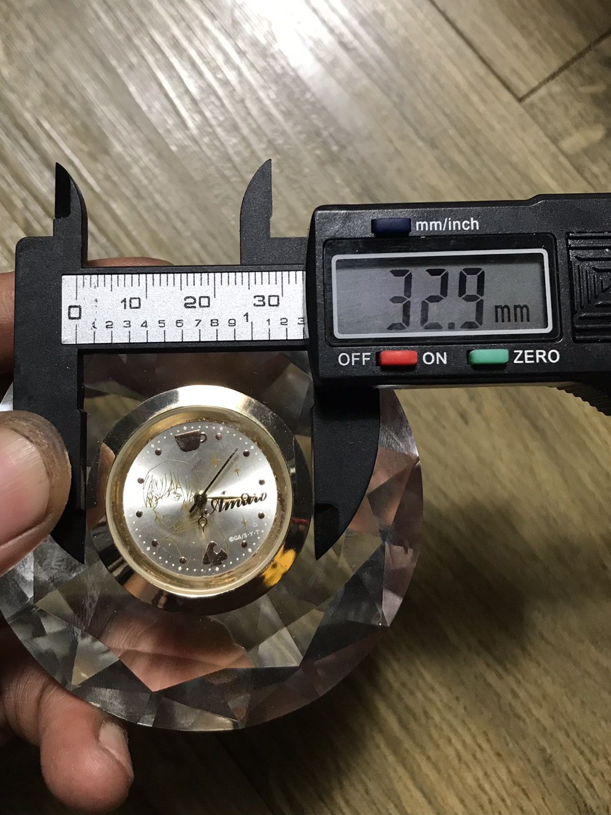 Anime DETECTIVE CONAN AMURO TOURU CRYSTALS DIAMOND WATCH Size ONE SIZE - 11 Thumbnail
