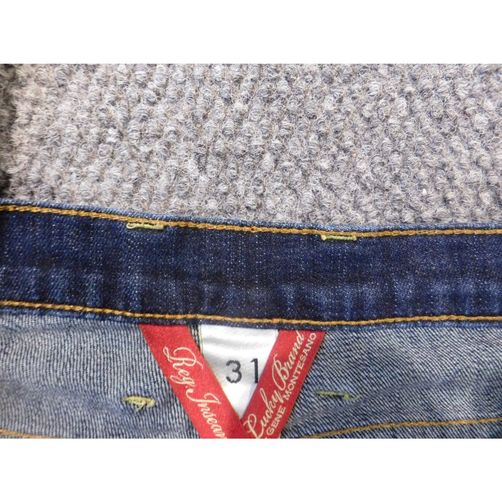 Lucky Brand Lucky Brand Jeans Womens 31 Blue Straight Denim Dark Wash Size 24" / US 00 / IT 34 - 3 Thumbnail