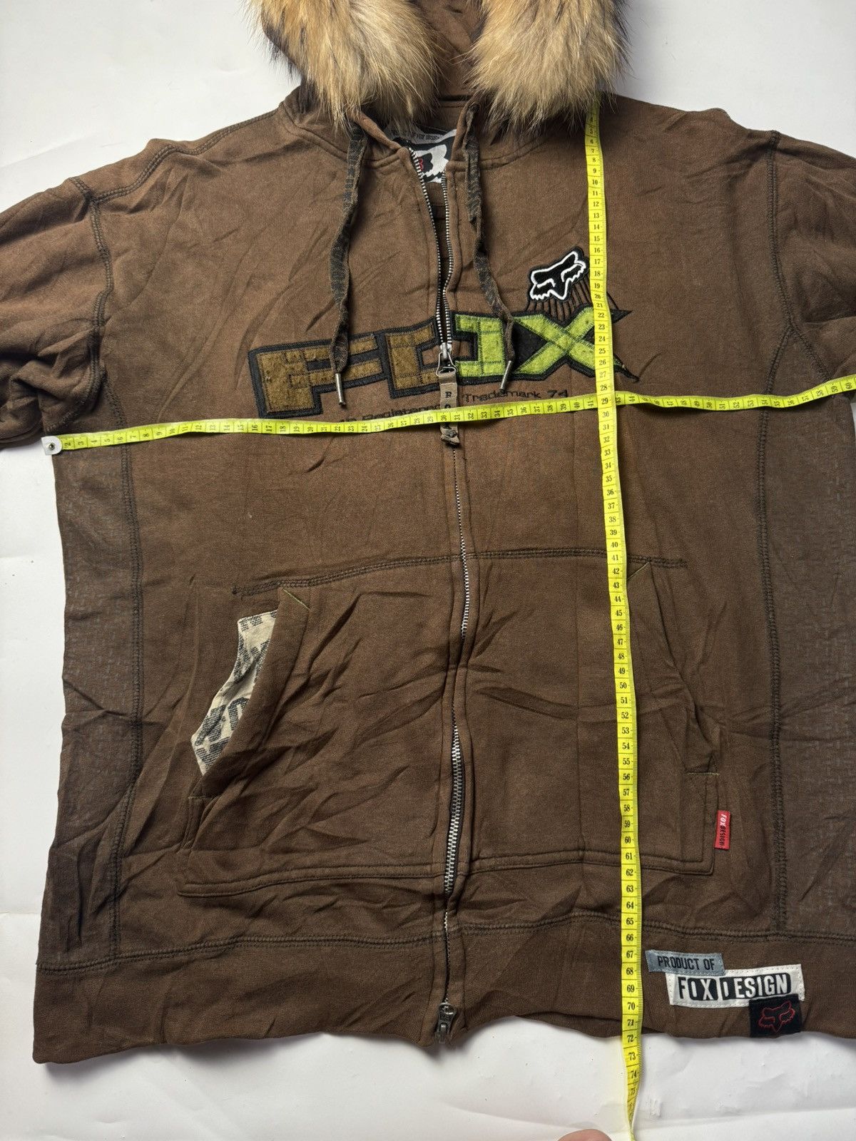 If Six Was Nine × Japanese Brand × Le Grande Bleu (L.G.B.) Fur Hoodie Fox Design Japanese Ifisx Lgb Styled Size US L / EU 52-54 / 3 - 8 Thumbnail