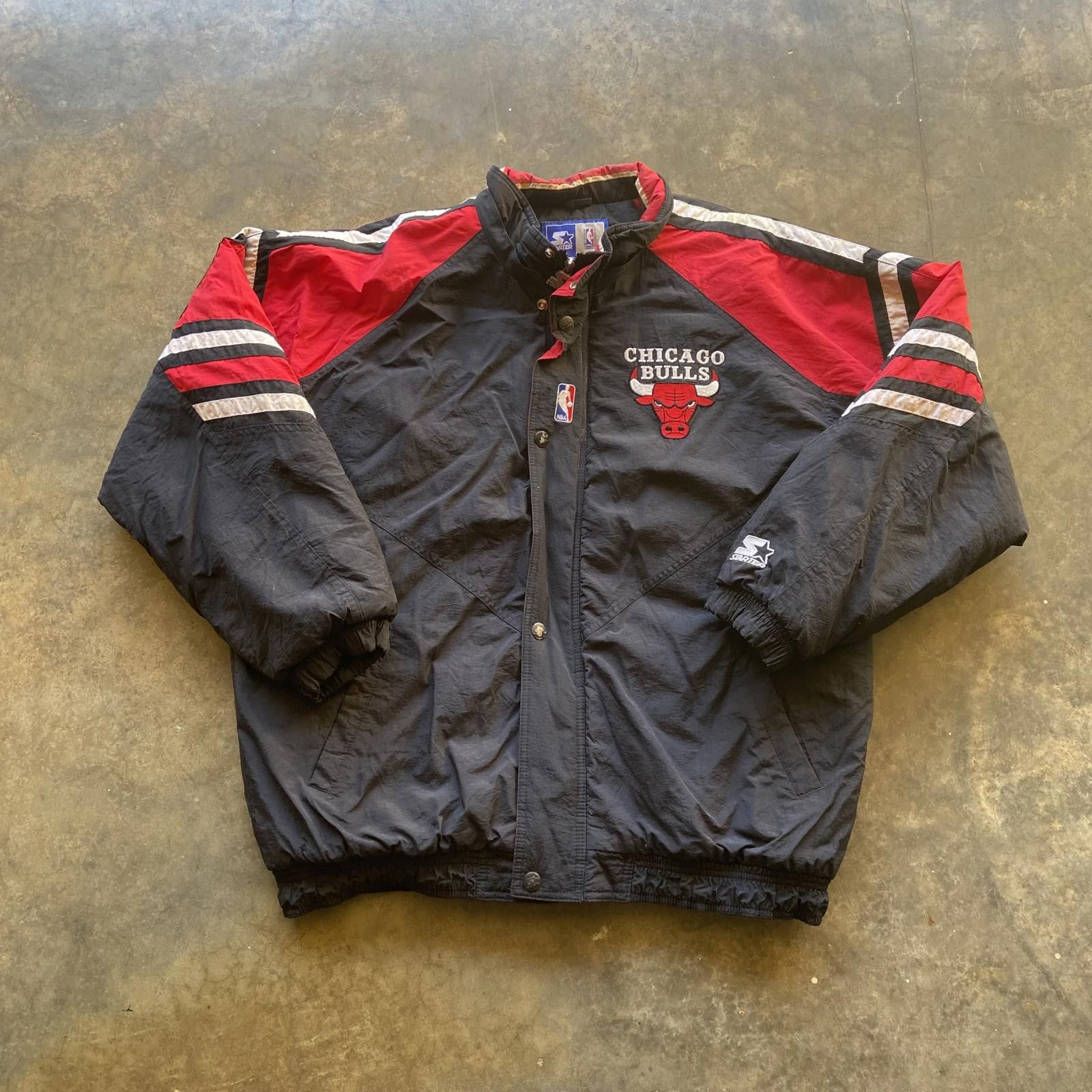 Chicago bulls starter newest Jacket xl