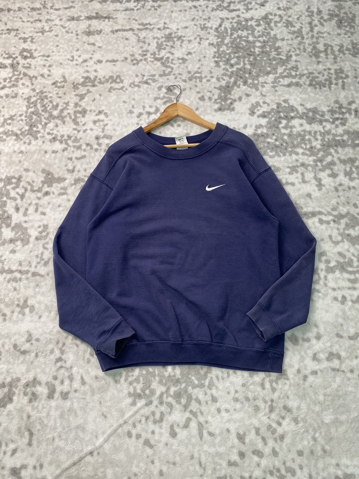 Nike VINTAGE FADED NIKE SMALL SWOOSH 80s BLUE Size US M / EU 48-50 / 2 - 2 Thumbnail