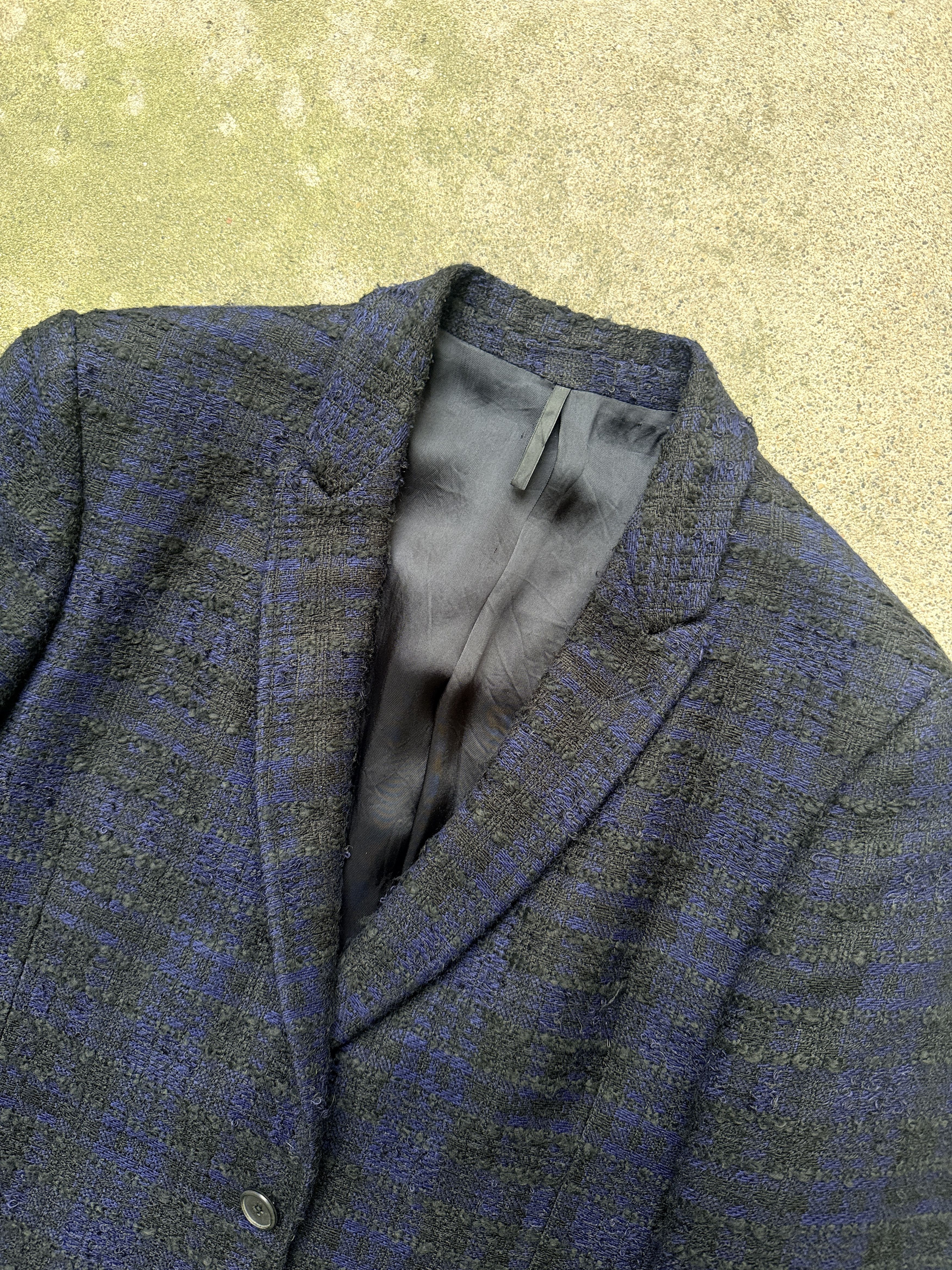 Givenchy givenchy riccardo tisci wool blazer blue black plaid jacket Size 50R - 2 Thumbnail