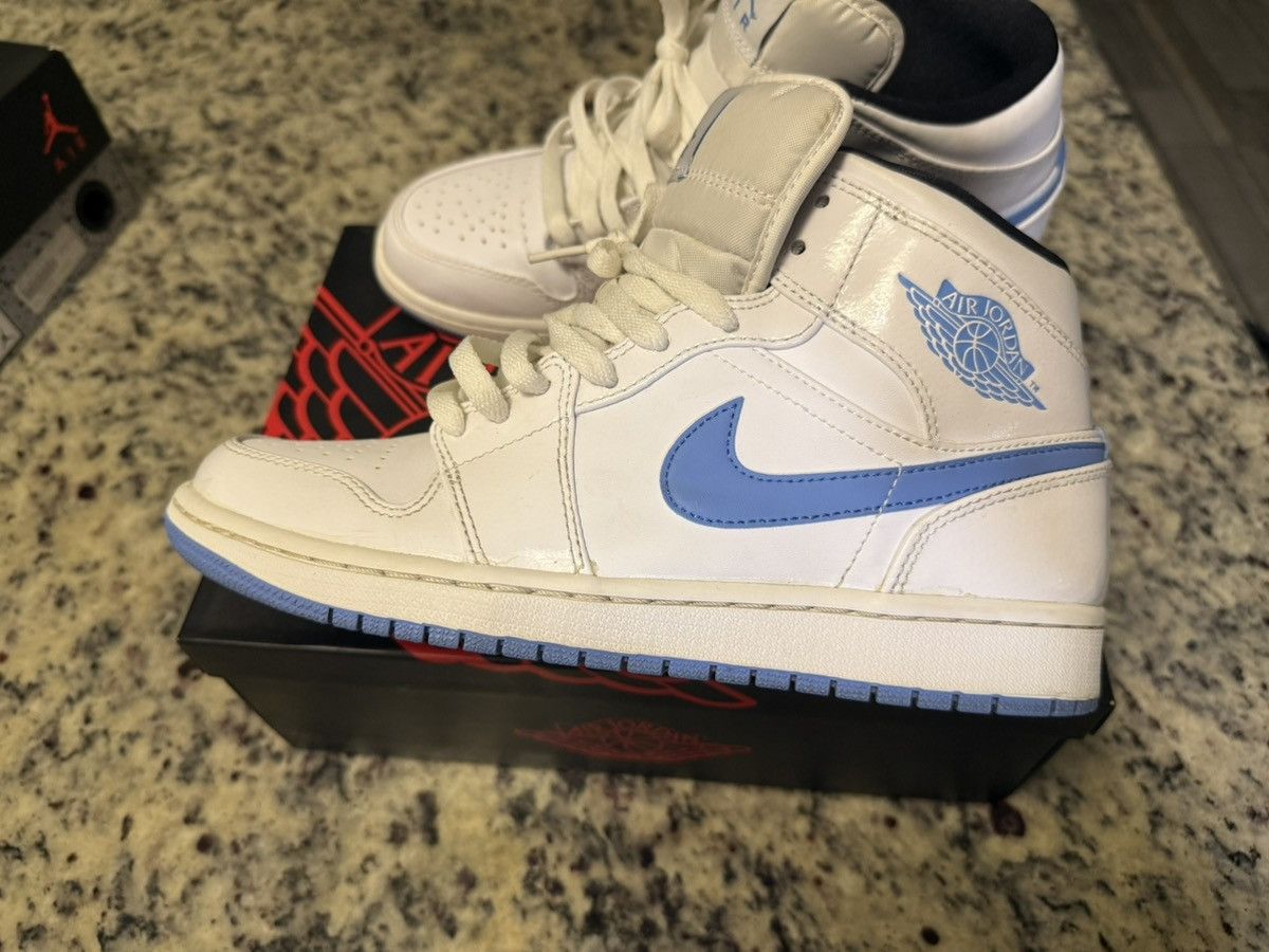 Jordan Brand jordan 1 mid legend blue Size US 9 / EU 42 - 2 Thumbnail