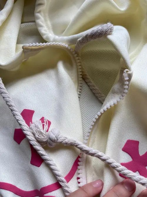VIBE Harajuku Retro Hip Hop Hoodie Zipper Y2K Sweatshirt Size US L / EU 52-54 / 3 - 5 Thumbnail