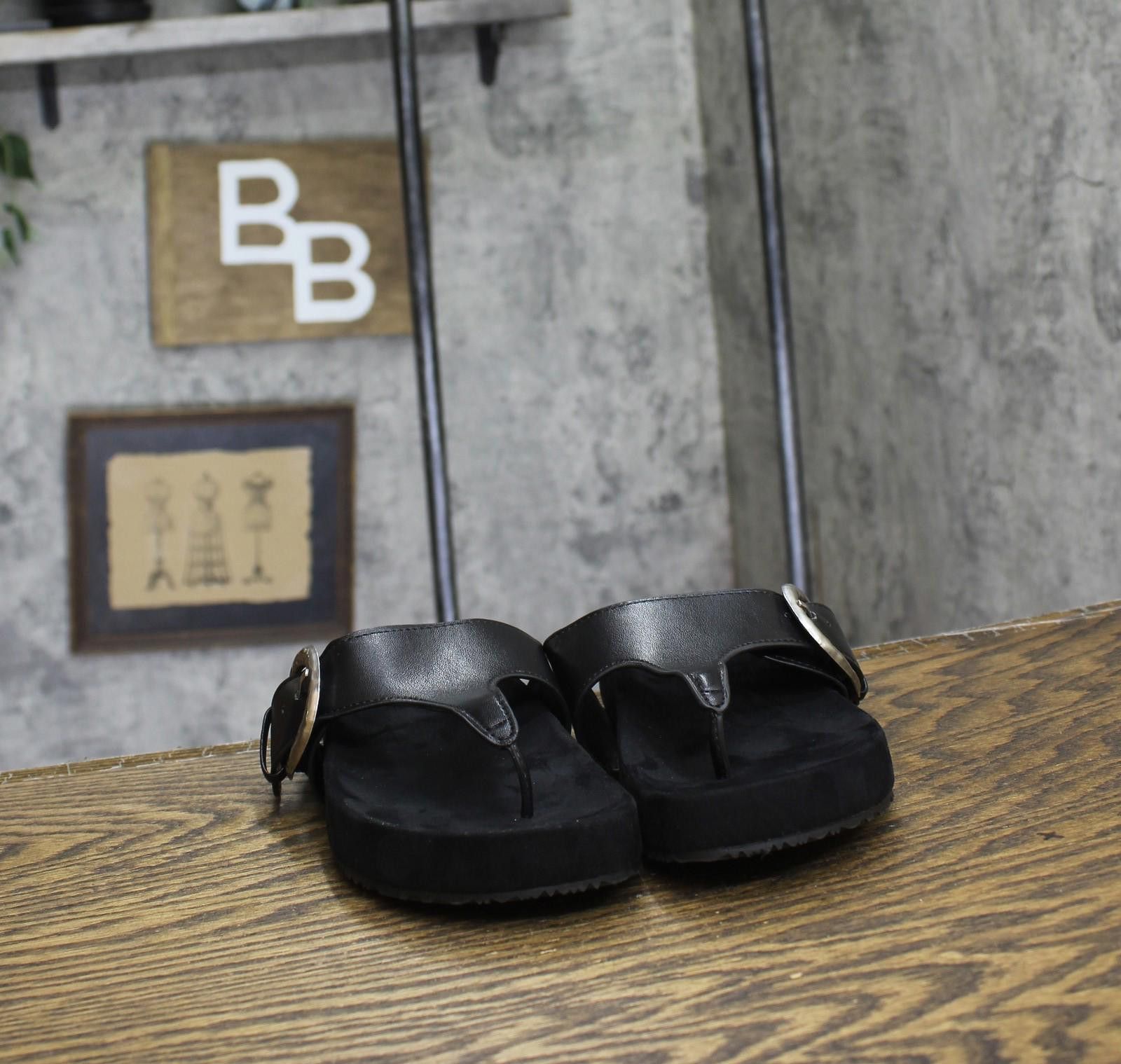 Style & Co Style & Co. Womens Zayaa Flat Sandals Black 6m Size US 6 / IT 36 - 3 Thumbnail