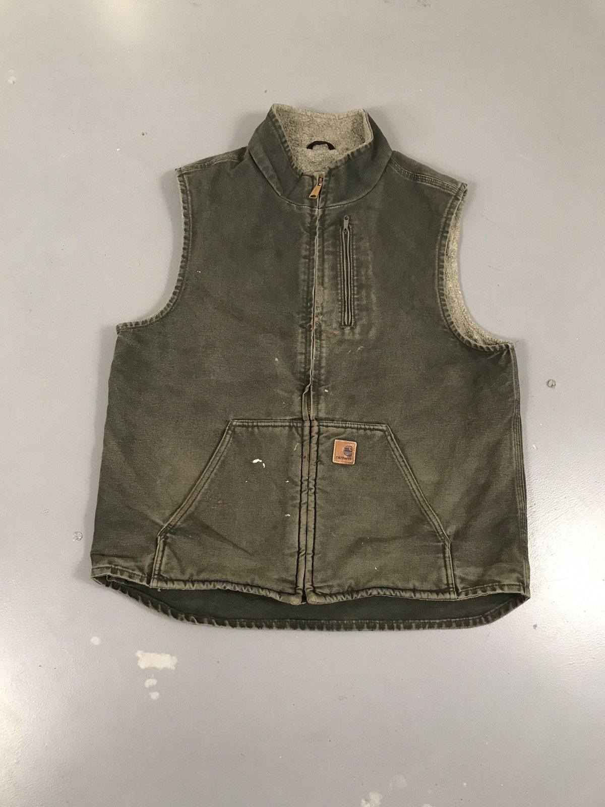 Carhartt × Vintage Vintage 90s Carhartt Sherpa line vest Size US L / EU 52-54 / 3 - 1 Thumbnail