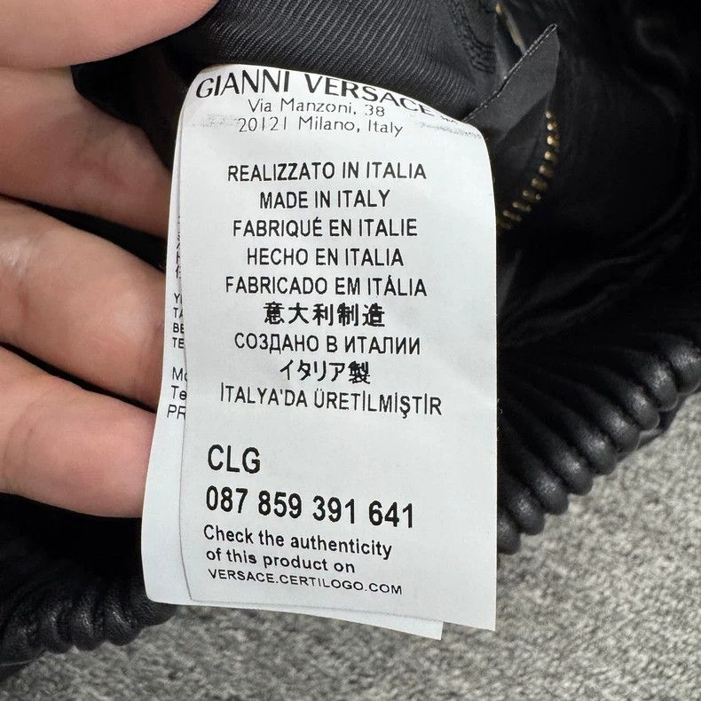 Versace Versace Motorcycle leather jacket Size US M / EU 48-50 / 2 - 4 Thumbnail