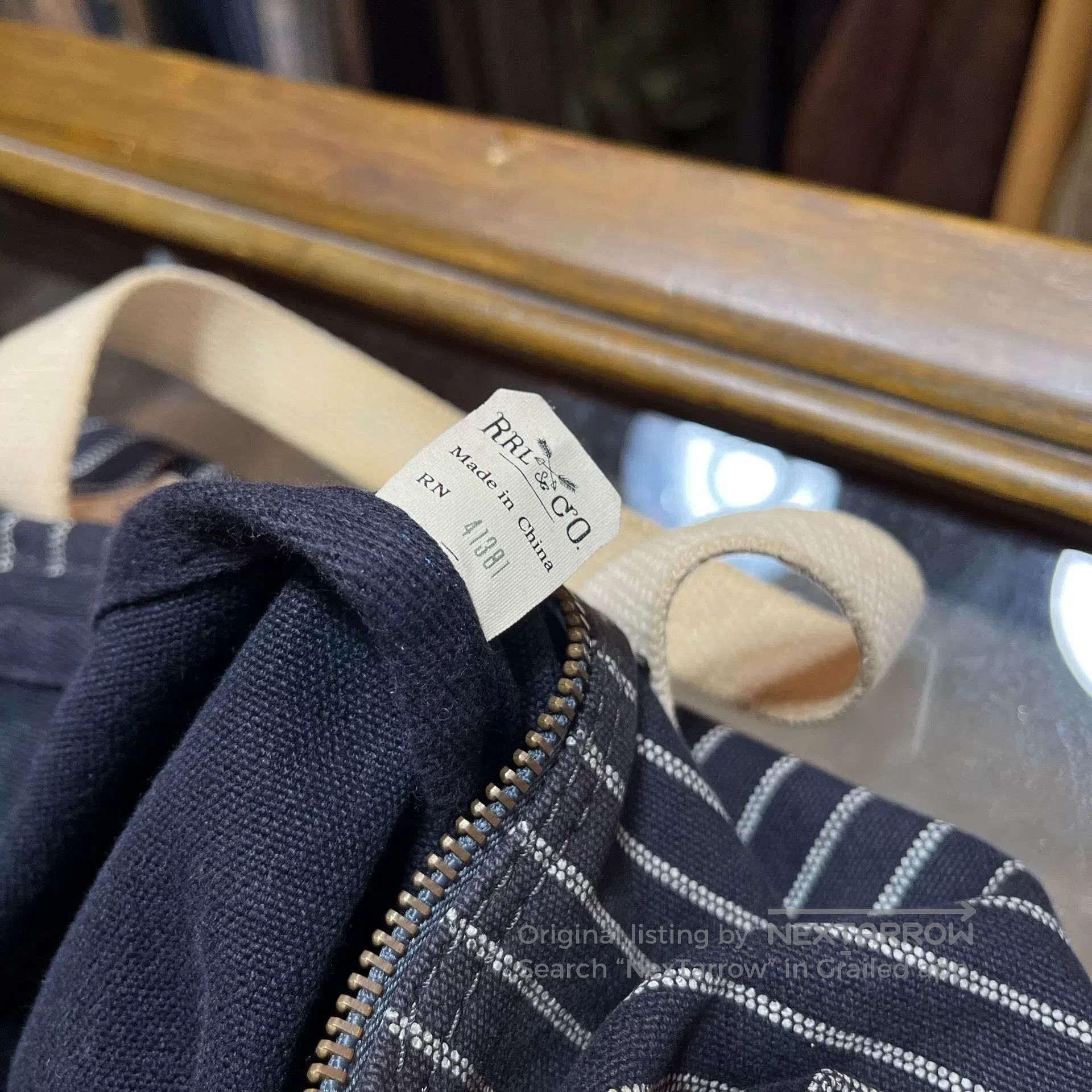 RRL Ralph Lauren RRL Canvas Tote Crossbody Bag. Size ONE SIZE - 4 Thumbnail