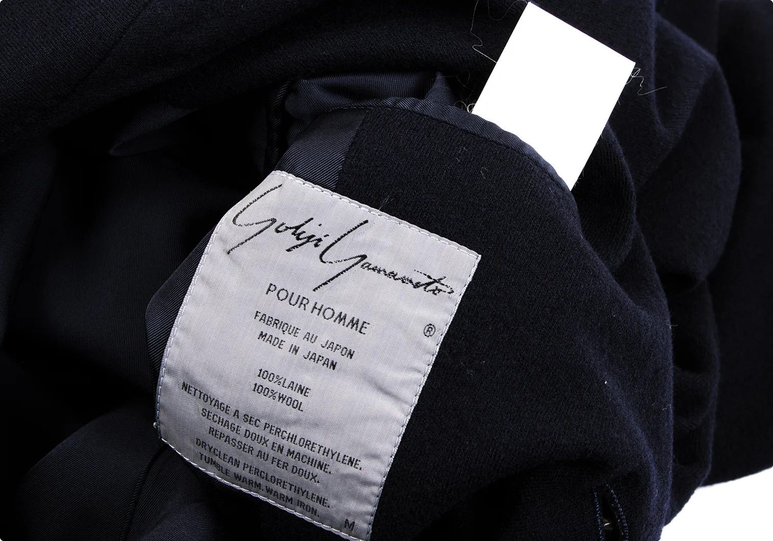 Yohji Yamamoto Yohji Yamamoto Wool Pocket Jacket Navy M Size US M / EU 48-50 / 2 - 15 Thumbnail
