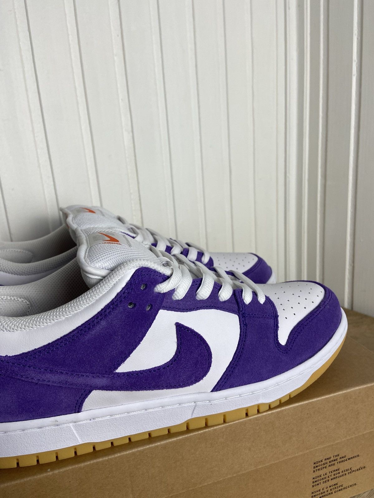Nike New Nike SB Dunk Low Pro Orange Label Purple size 11US Size US 11 / EU 44 - 8 Thumbnail