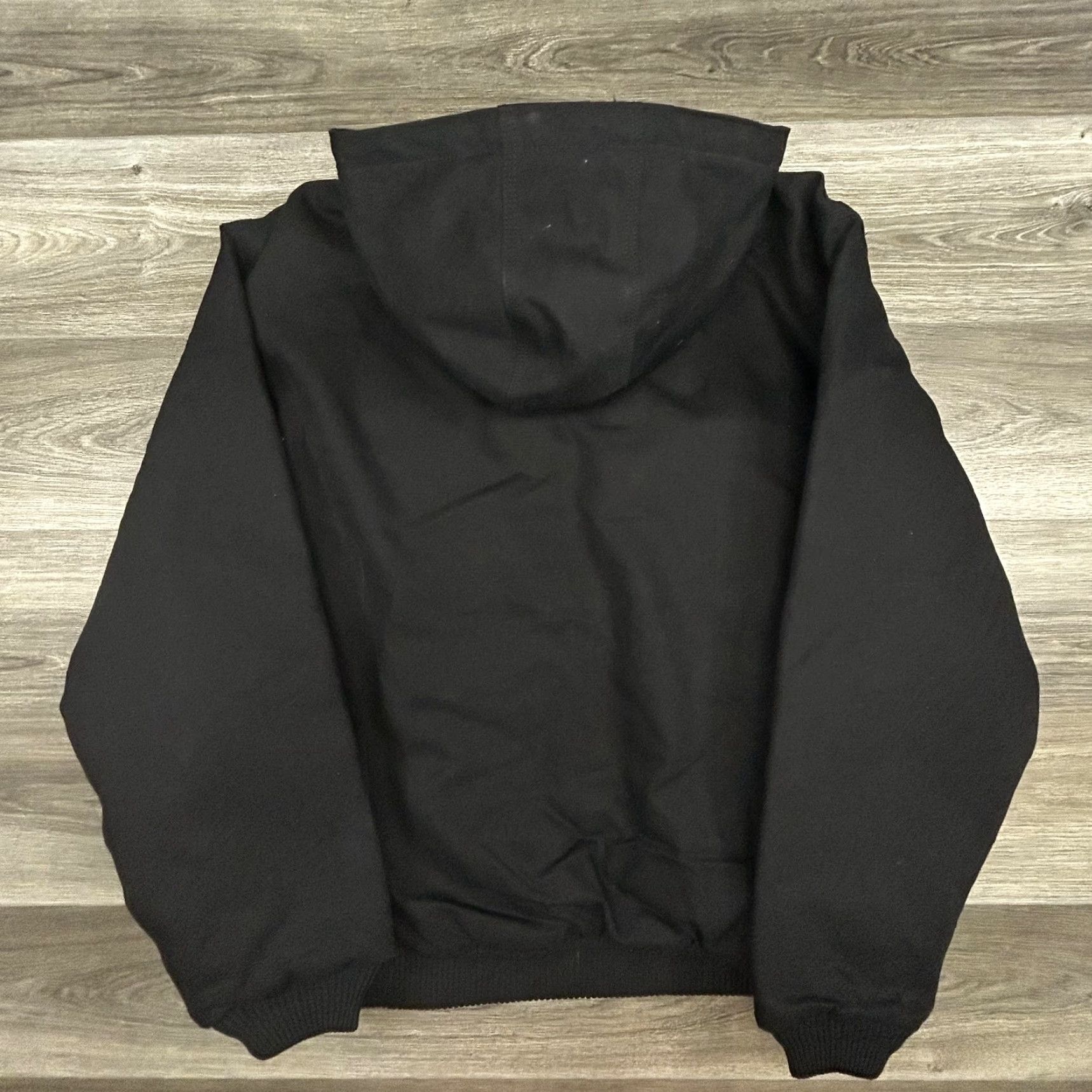 Carhartt Carhartt Jacket Mens 2XLT Black Hooded Canvas Quilted Insulated Workwear Bomber Jacket 103940 Size US XXL / EU 58 / 5 - 2 Thumbnail