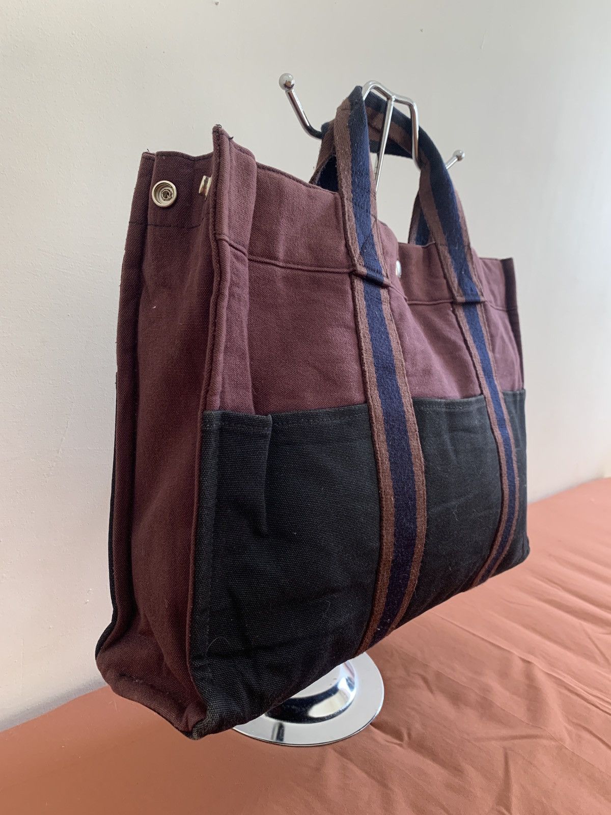Hermes HERMES - Paris Tote Bag Canvas Size ONE SIZE - 5 Thumbnail