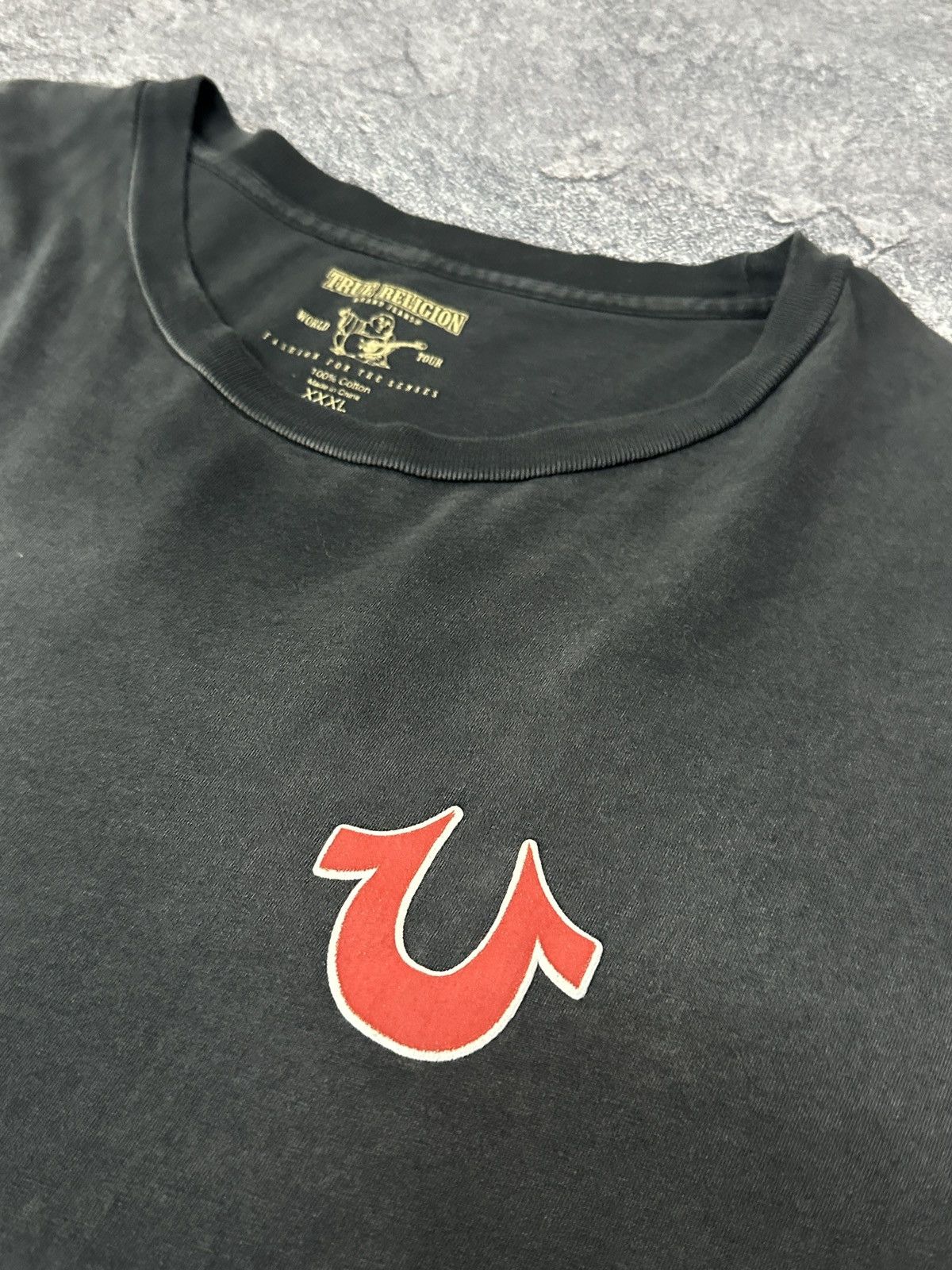 True Religion Vintage True Religion Big Logo Faded T-Shirt XXL Y2K Size US XXL / EU 58 / 5 - 4 Thumbnail