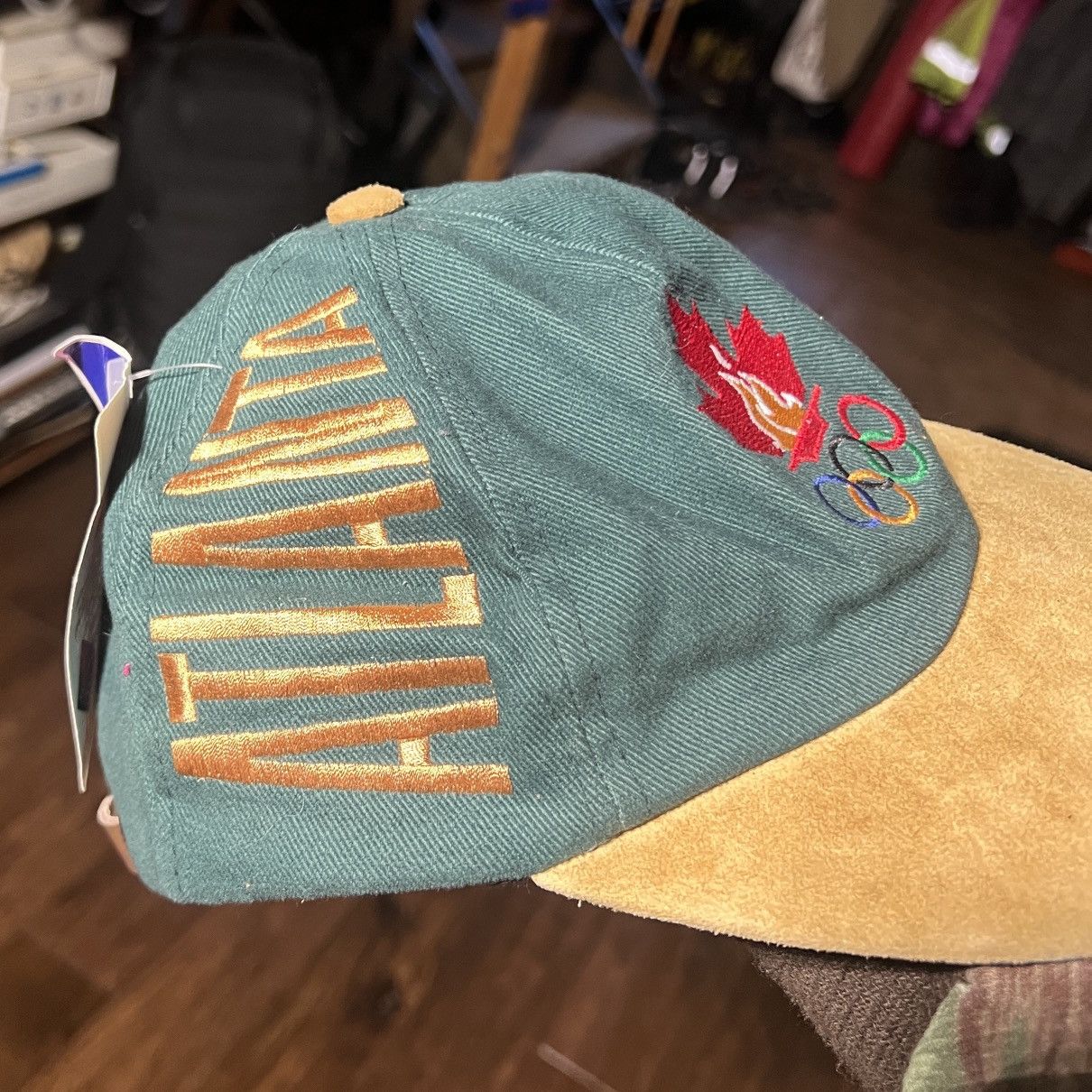 USA Olympics vintage 1998 atlanta olympics team canada hat Size ONE SIZE - 2 Thumbnail