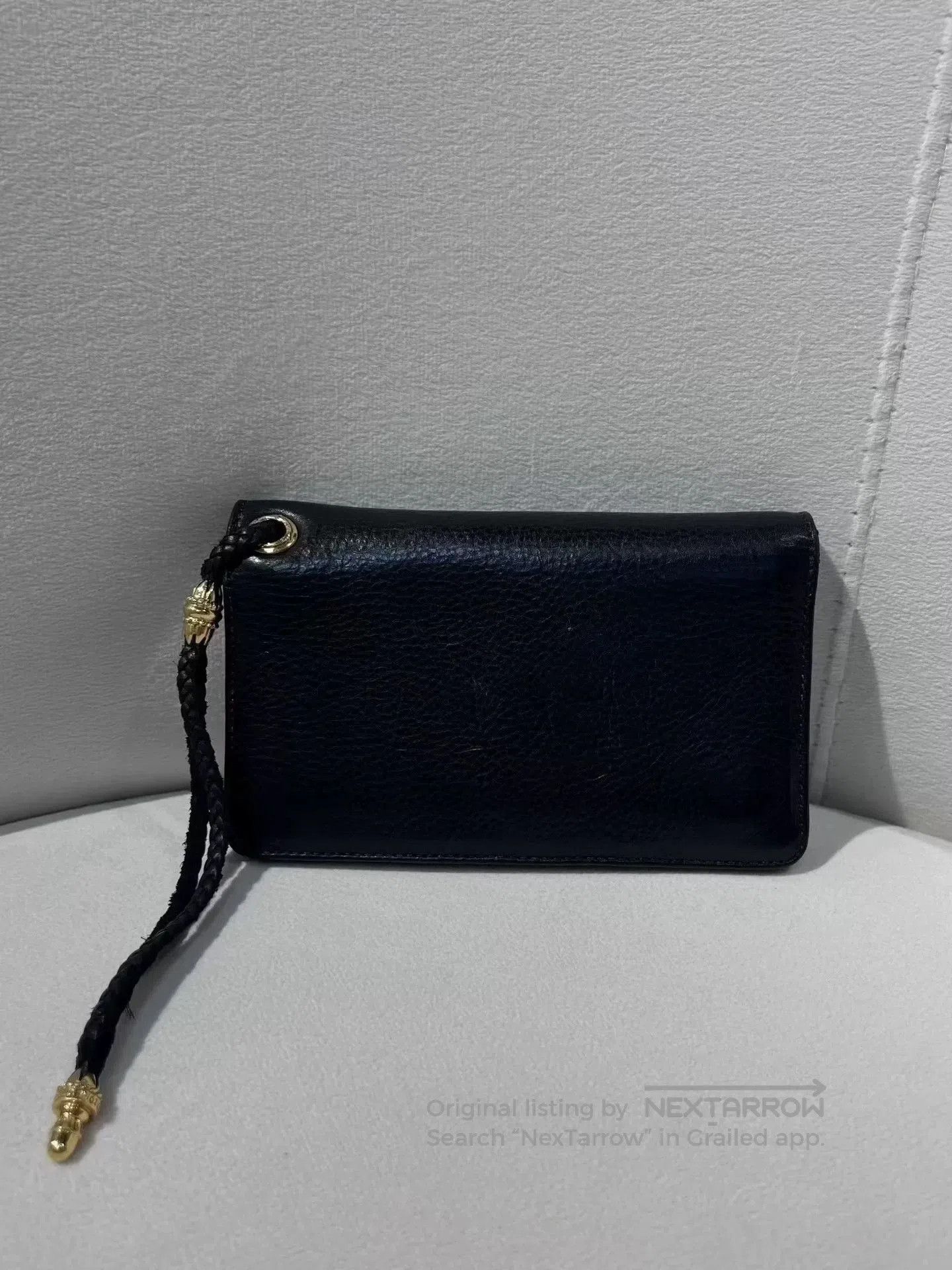 Chrome Hearts Chrome Hearts 22k Gold Cross Black Wallet. Size ONE SIZE - 2 Thumbnail