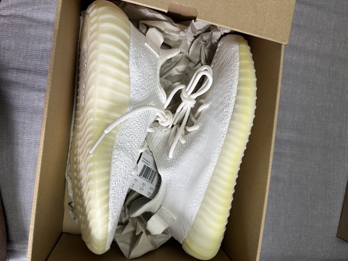 Adidas × Kanye West × Yeezy Adidas Yeezy Boost 350 V2 Cream Size US 9 / EU 42 - 1 Thumbnail