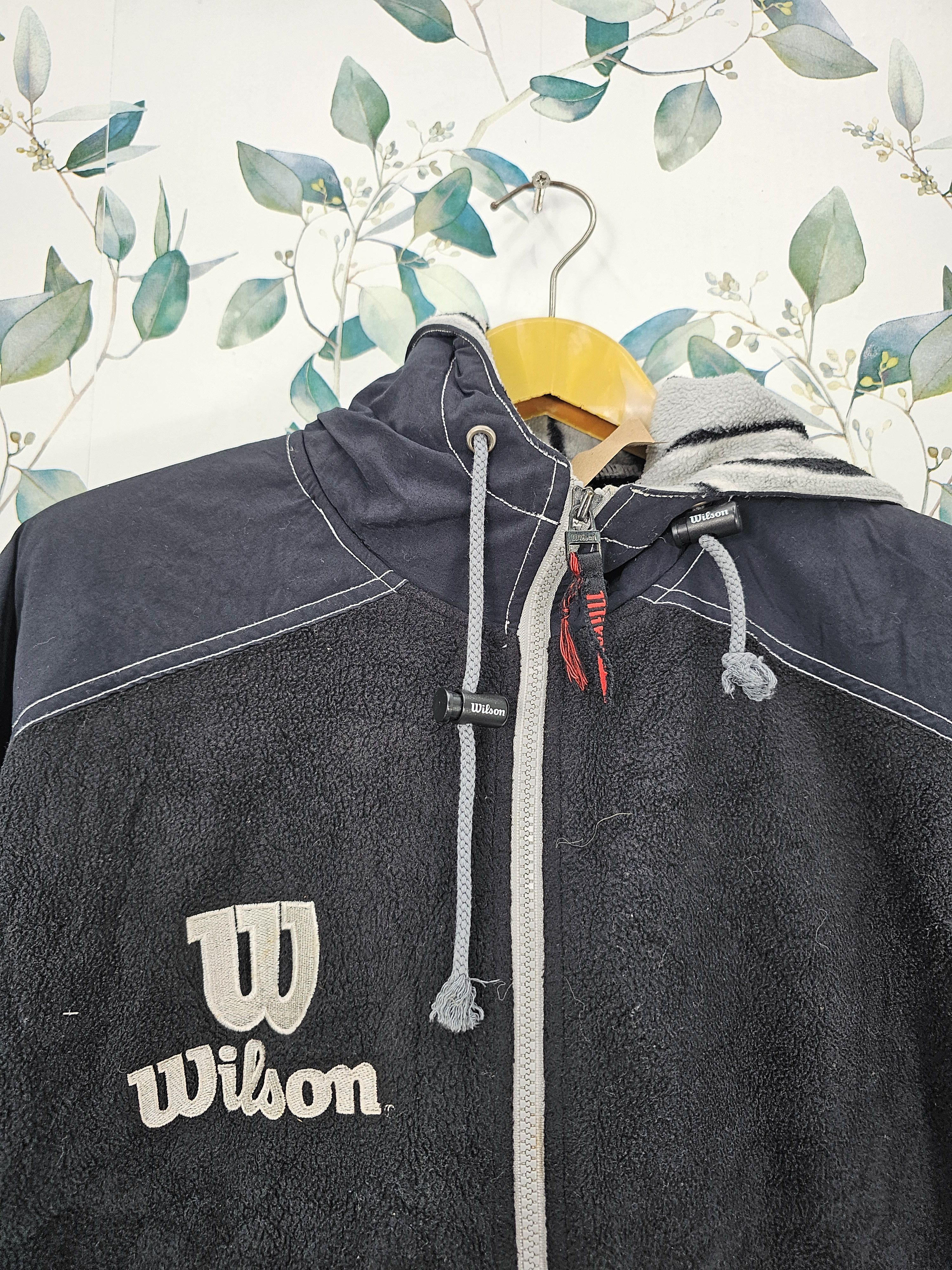 Wilson Vtg WILSON Sportwear Spellout Polartec Fleece Jacket J0123 Size US L / EU 52-54 / 3 - 8 Thumbnail