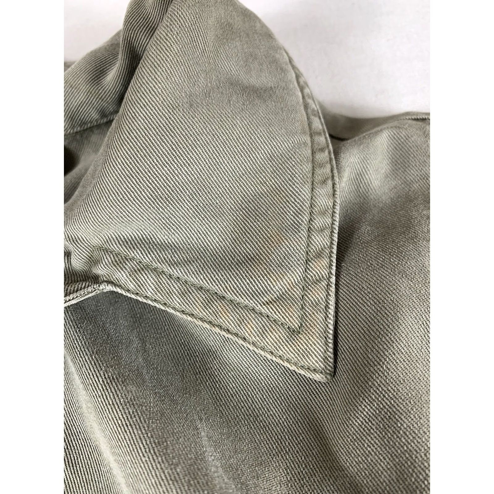 Vintage Valerie Stevens Dress women PS green casual pullover cottage collar stain on (stain on collar) Size S / US 4 / IT 40 - 7 Thumbnail