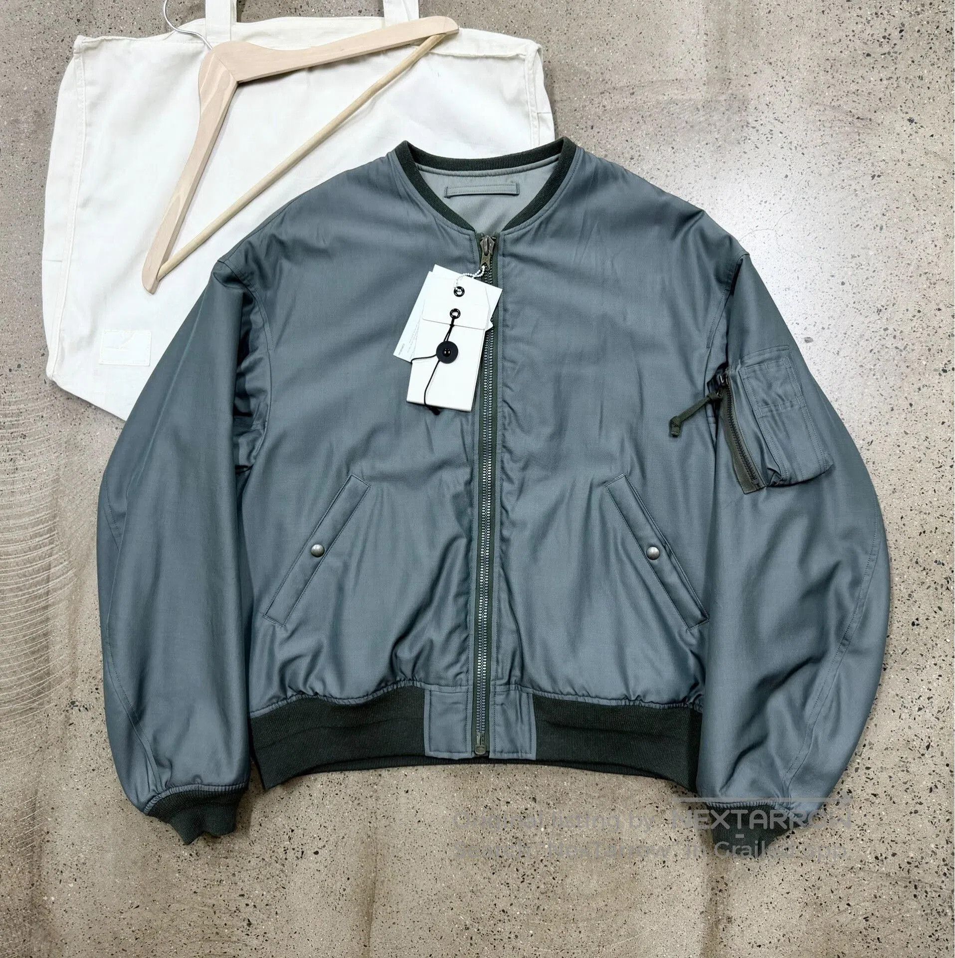 Visvim Visvim Thorson MA1 Silk Jacket Grey. Size US L / EU 52-54 / 3 - 1 Thumbnail