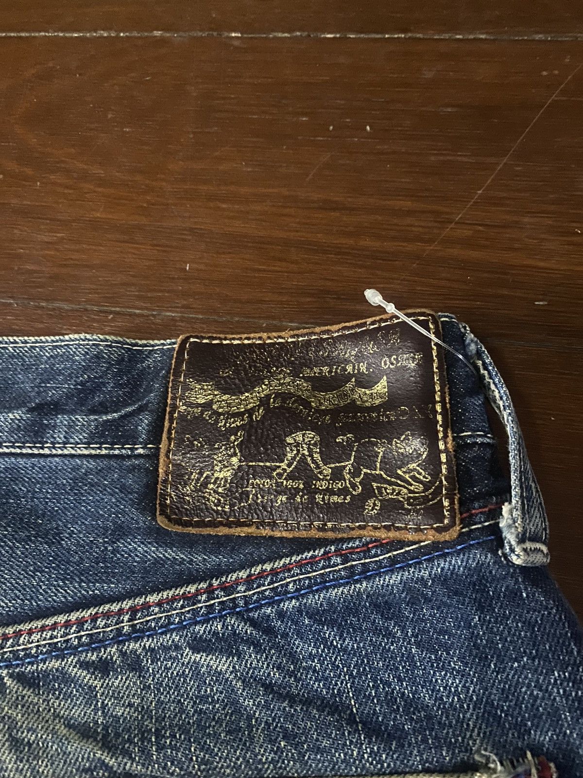 Studio D'Artisan Studio D’Artisan embroide og design Art Selvedge Denim faded Size US 32 / EU 48 - 11 Thumbnail