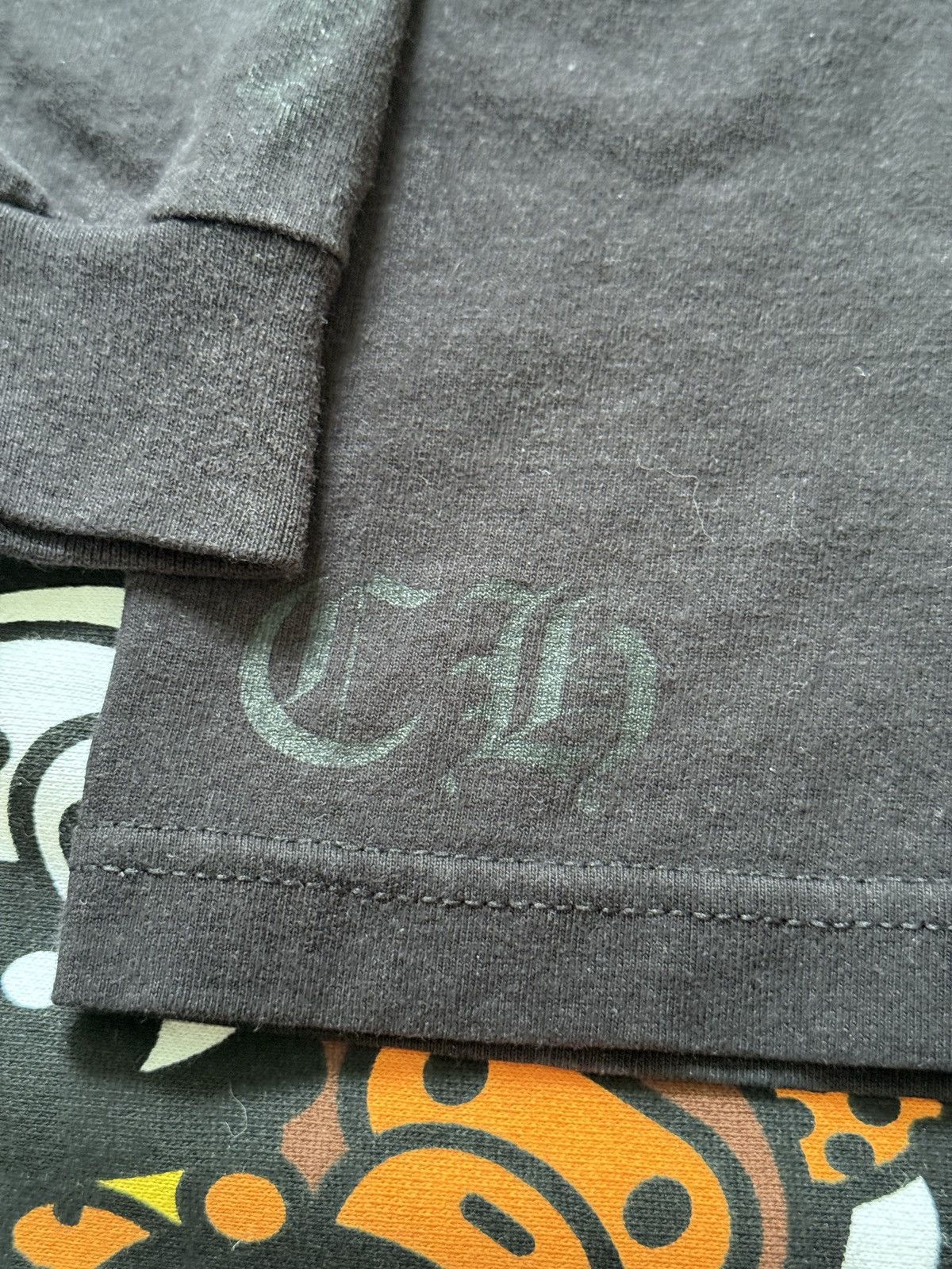 Chrome Hearts Chrome Hearts Black Long Sleeve Script Logo Tee Size US S / EU 44-46 / 1 - 9 Thumbnail