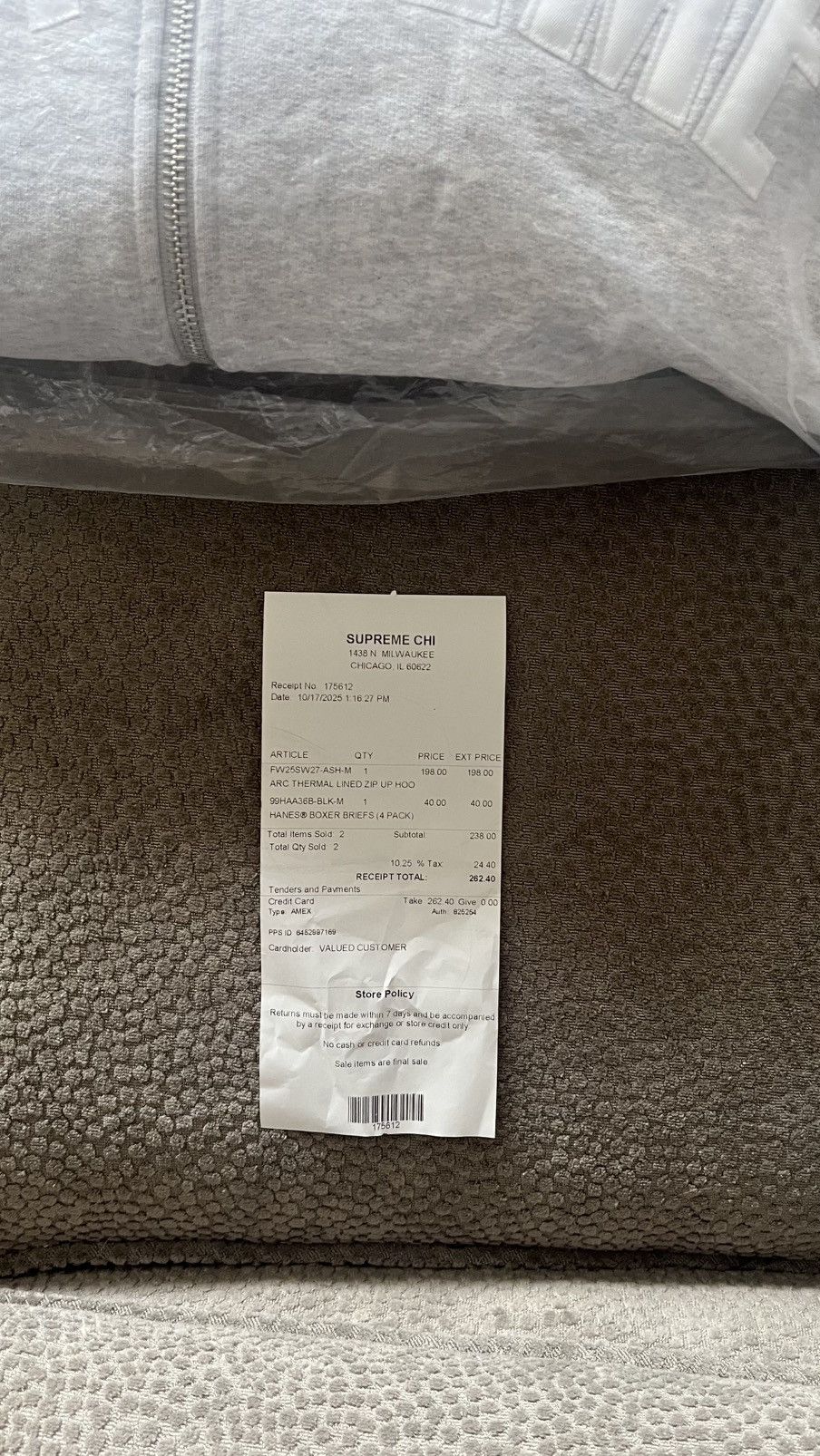 Supreme Supreme Arc Thermal Lined up Zipup hoodie Size US M / EU 48-50 / 2 - 3 Thumbnail