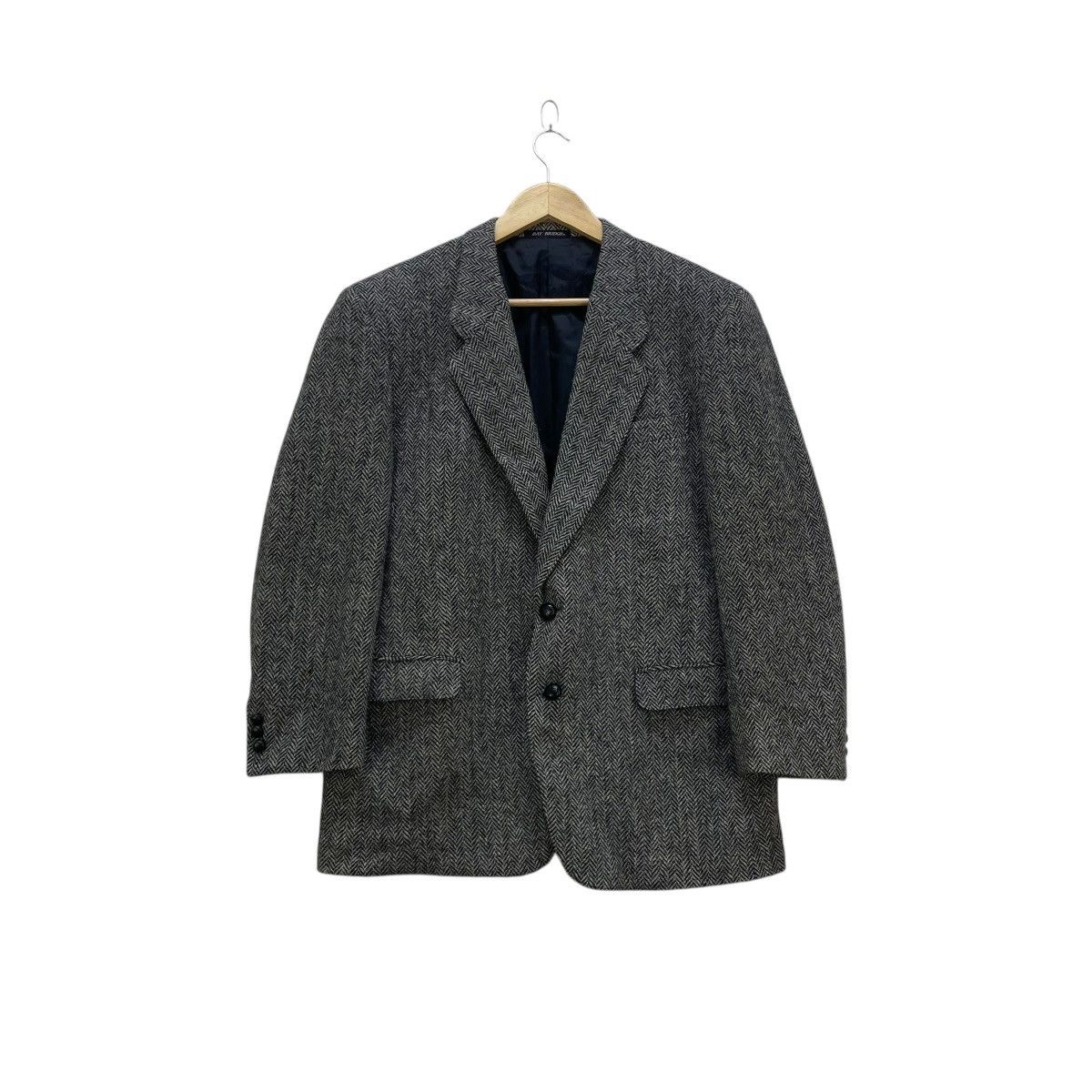 Harris Tweed 💥Vintage Harris Tweed Herringbone Blazer Daily Jacket Size US M / EU 48-50 / 2 - 1 Thumbnail