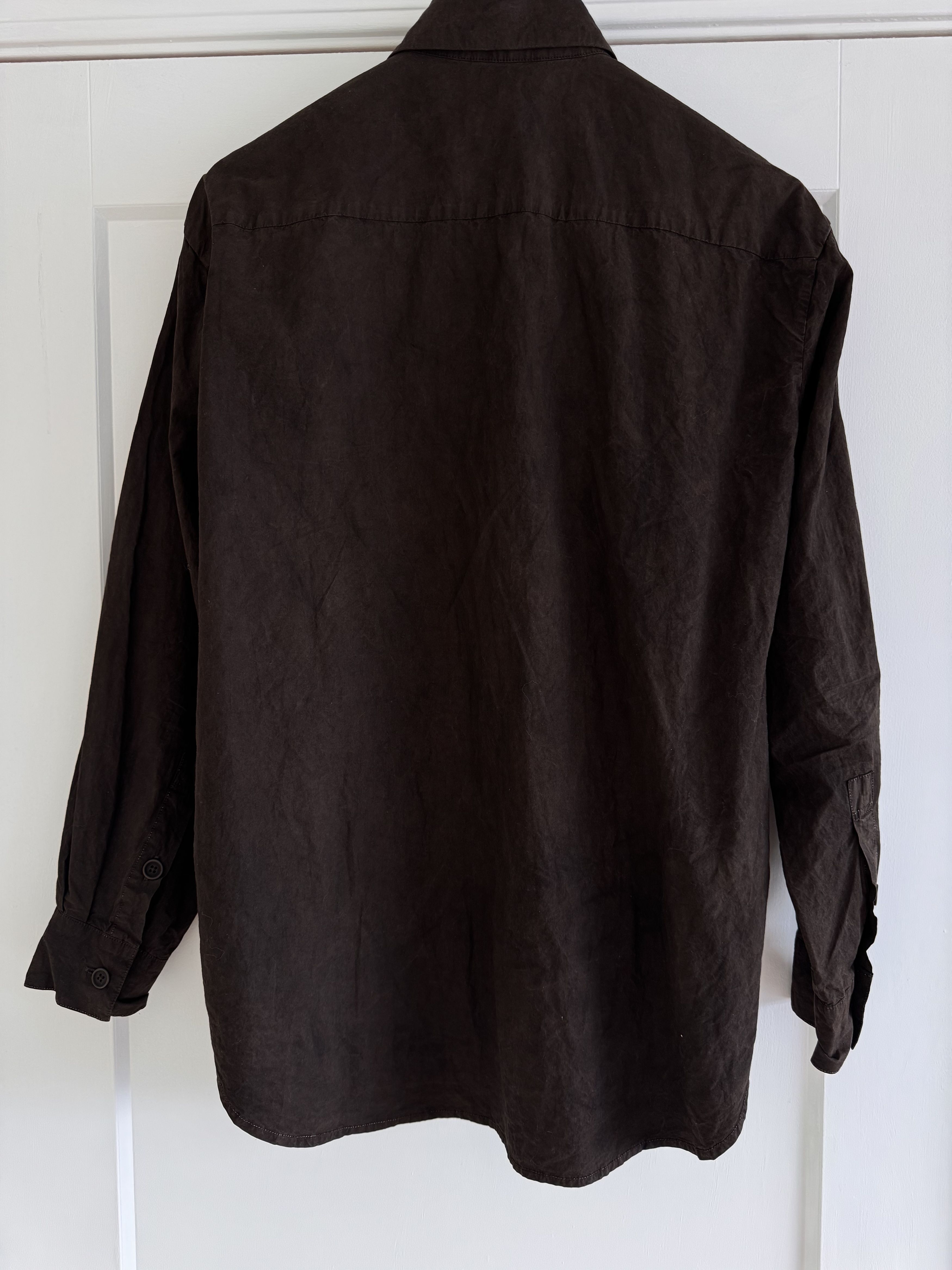 Evan Kinori Evan Kinori Big Shirt Two Cotton Typewriter Cloth Mud Dye Size US S / EU 44-46 / 1 - 2 Thumbnail