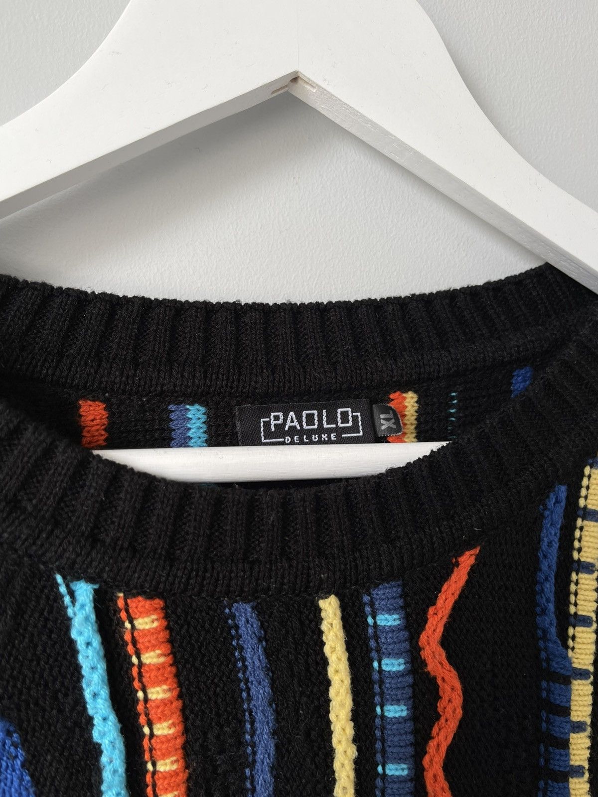 Vintage Vintage 90's Coogi Style Archive Rare 3D Knit Sweater Size US XL / EU 56 / 4 - 6 Thumbnail