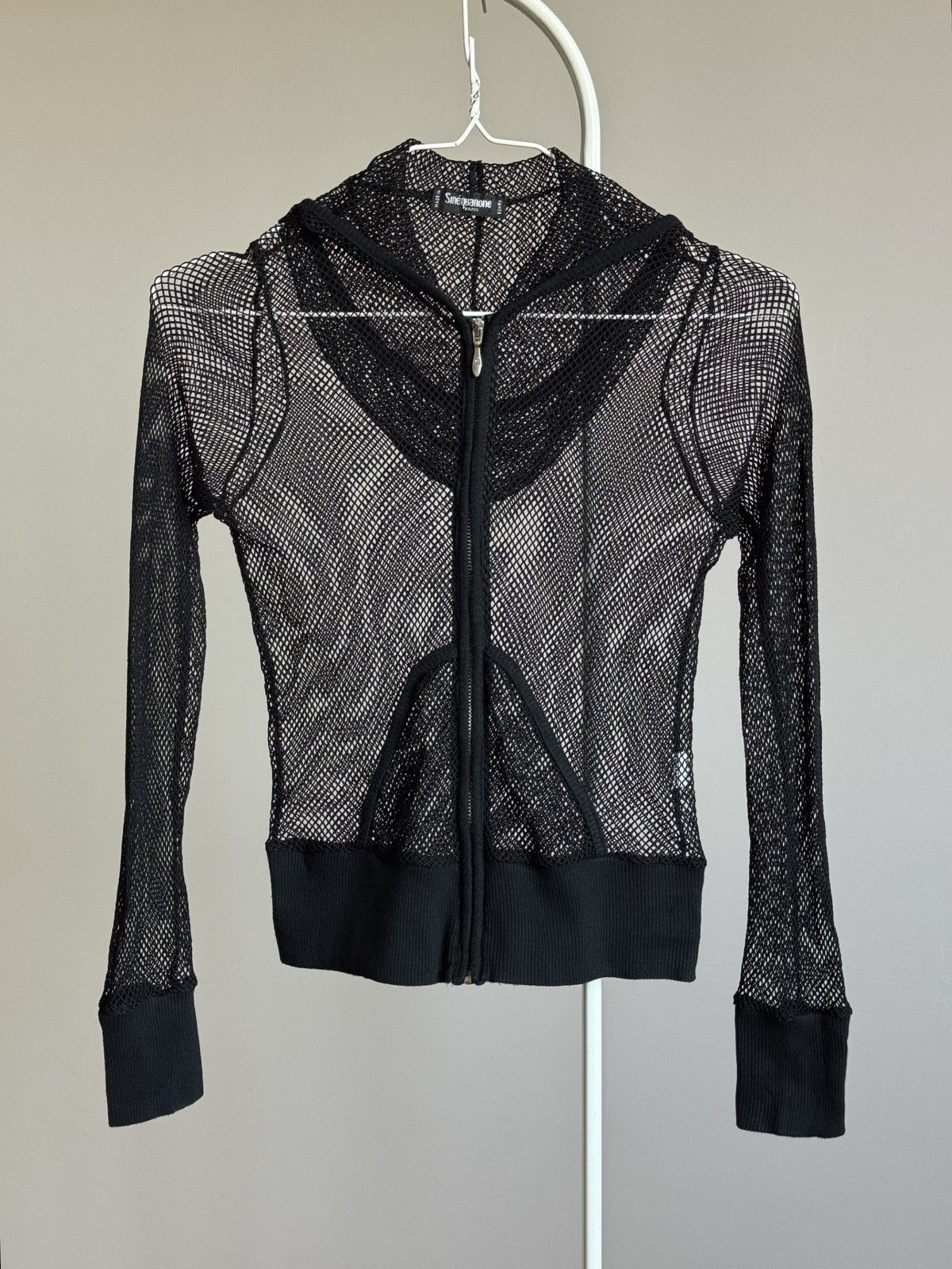 Other Sinequanone Paris Mesh Zip Hoodie Y2K balenciaga style Size S / US 4 / IT 40 - 4 Thumbnail