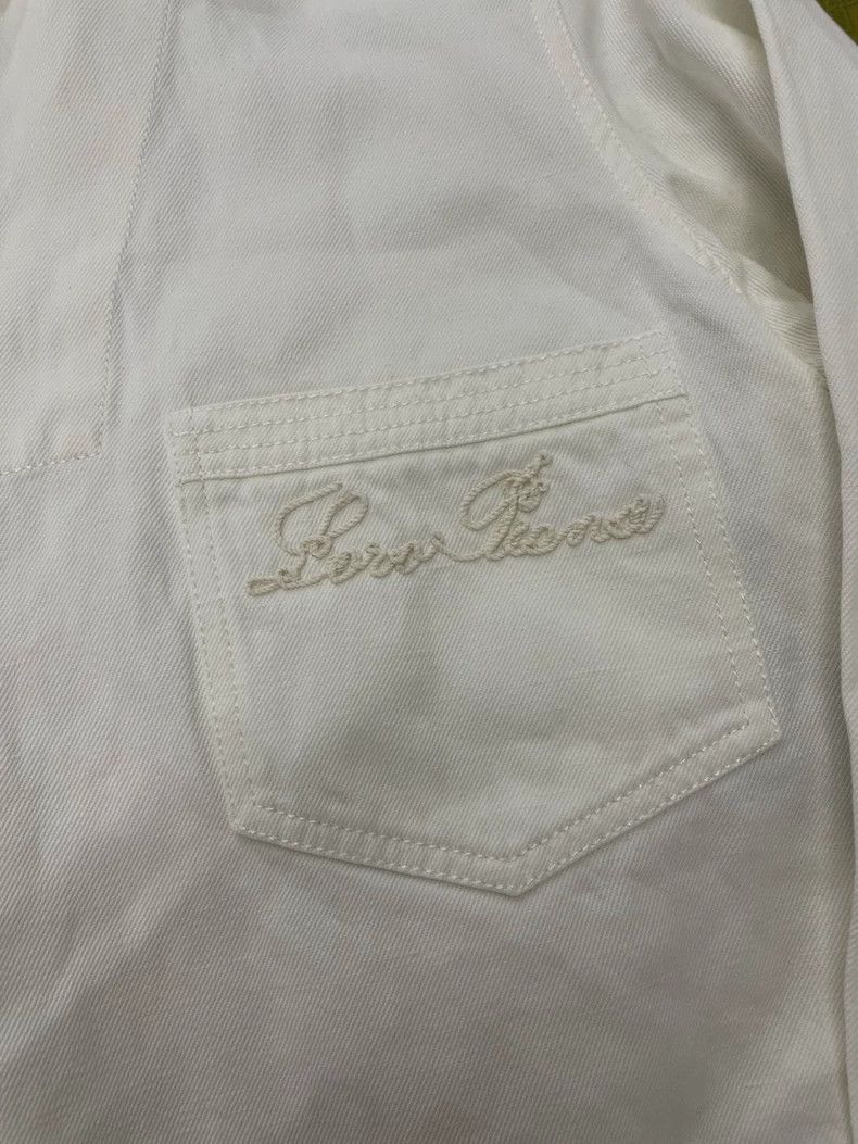 Loro Piana LORO PIANA size40 White pocket embroidered top Size M / US 6-8 / IT 42-44 - 2 Thumbnail