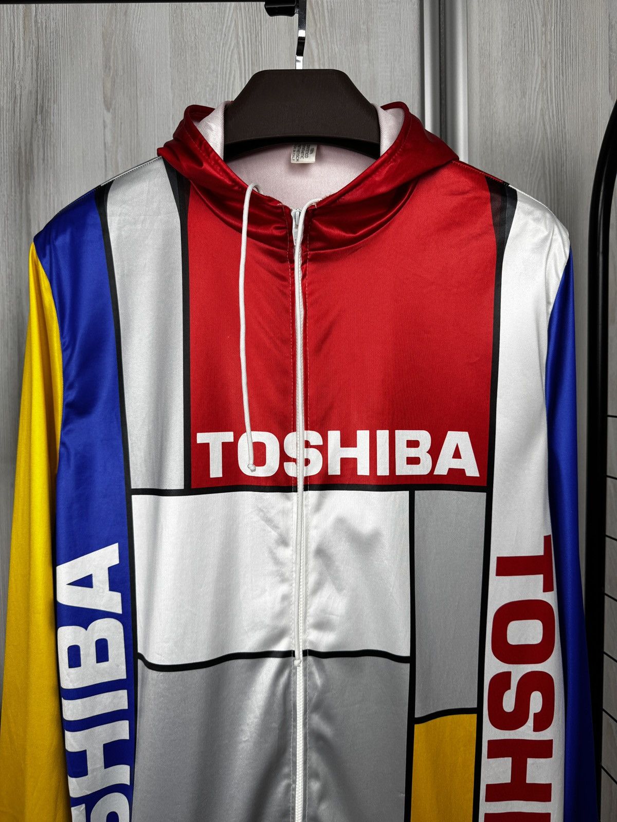 Vintage Vintage 70s 80s Toshiba Mens warm cycling hoded jacket 5 Size US XL / EU 56 / 4 - 3 Thumbnail