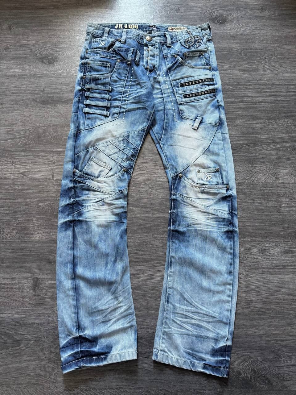 Japanese Brand JapRag By Okusama zaniki cargo denim pant trouser Jean Japan Size US 34 / EU 50 - 1 Thumbnail