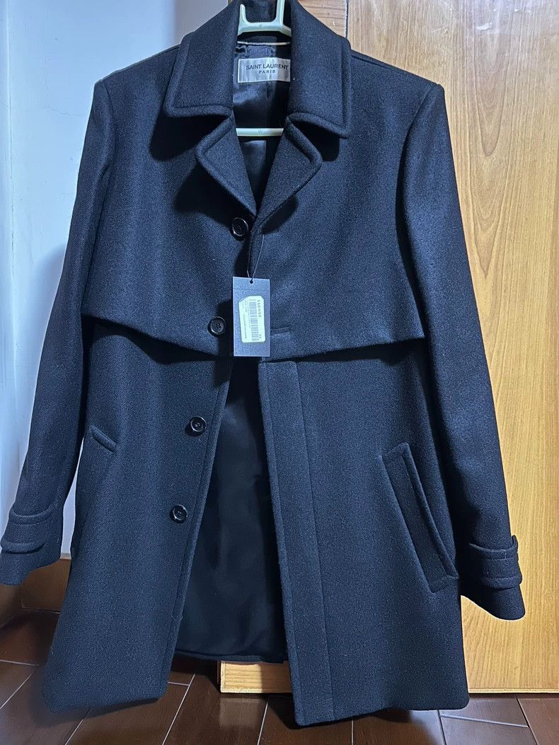 Saint Laurent Paris Saint Laurent Paris Medium to long woolen coat-2506 Size US S / EU 44-46 / 1 - 1 Thumbnail