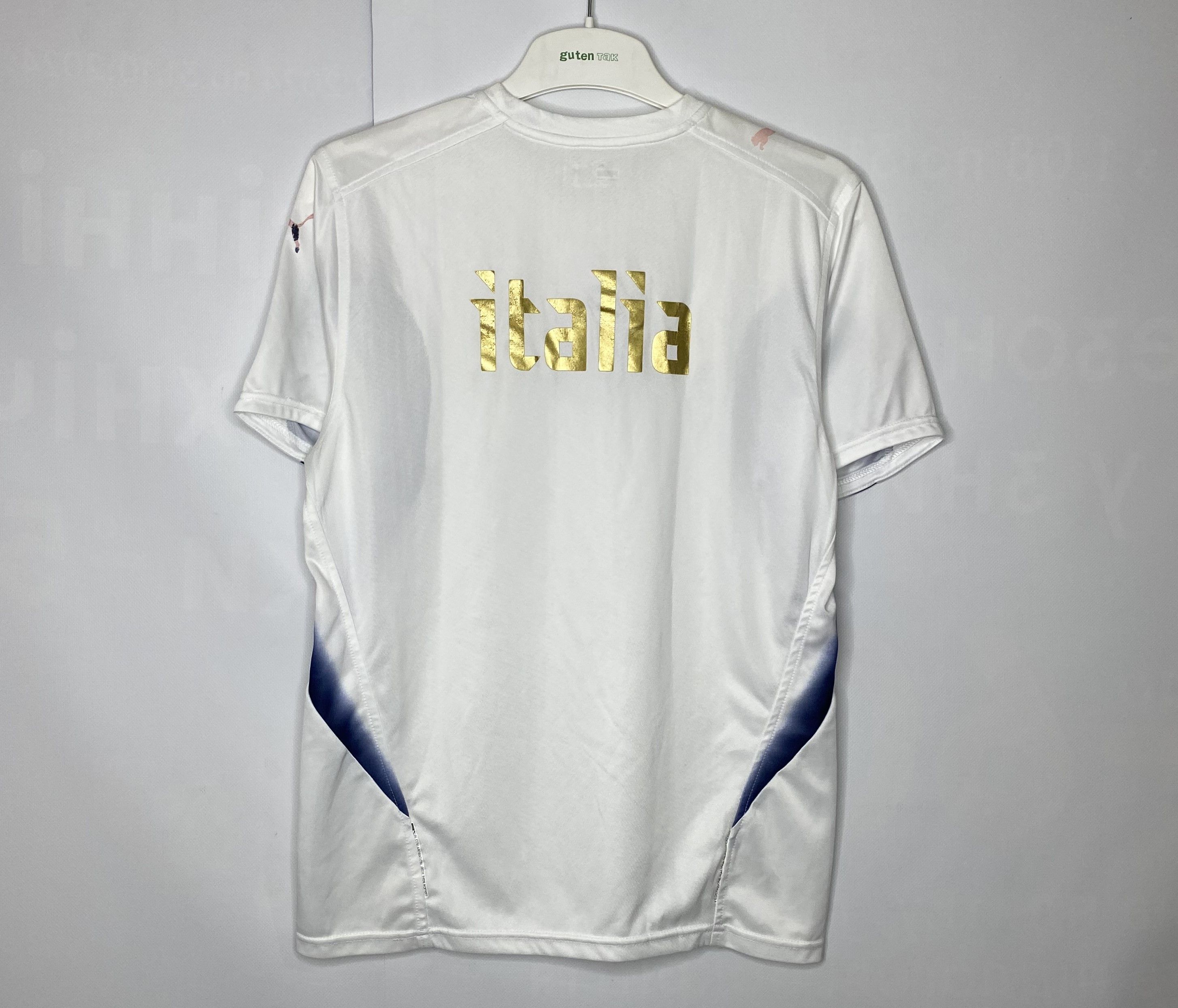 Puma ITALY TEAM 2006 2008 TRAINING FOOTBALL SHIRT SOCCER JERSEY Size US S / EU 44-46 / 1 - 2 Thumbnail