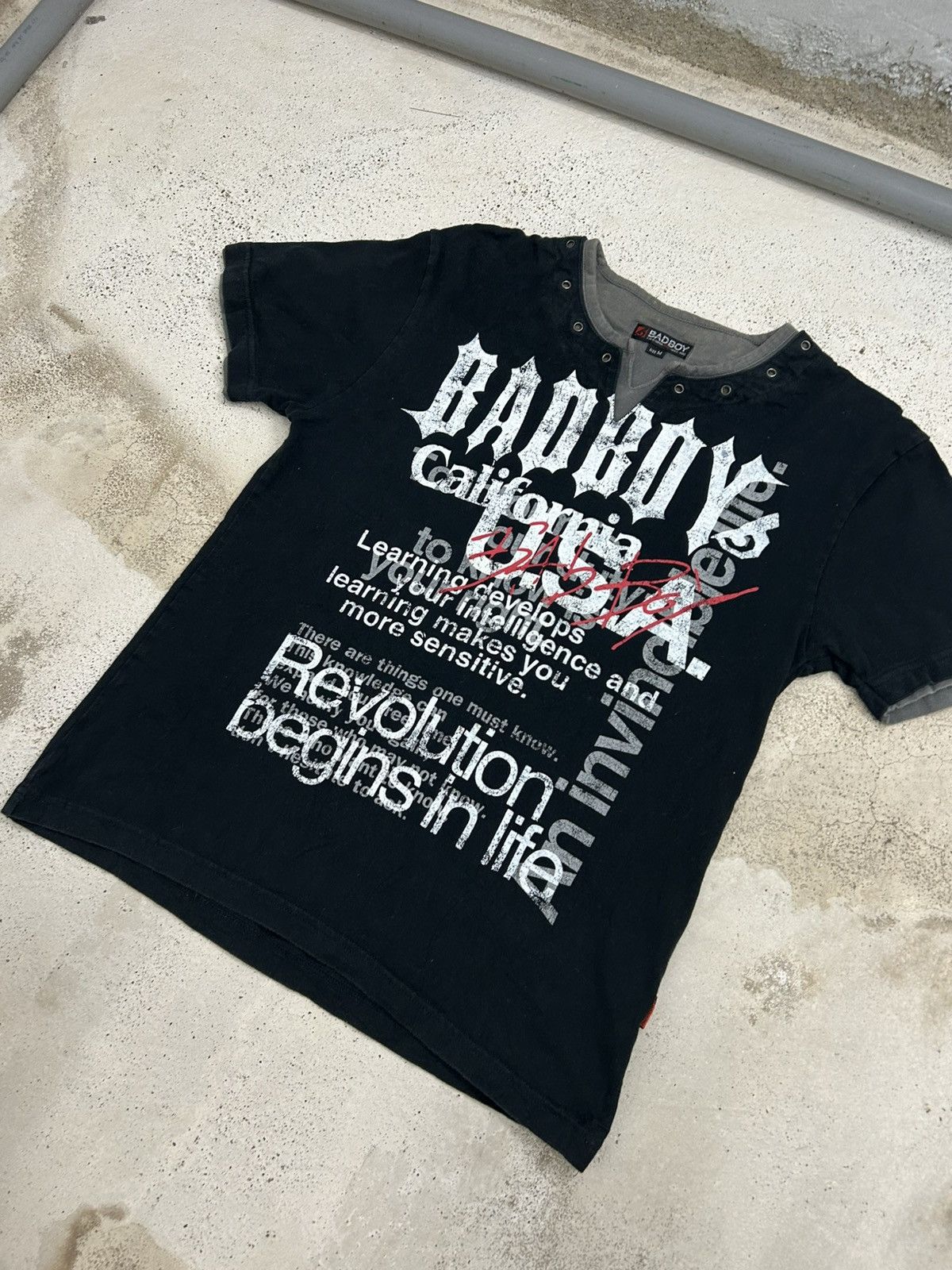 Japanese Brand Y2k Badboy California Usa Surfing Wording Quotes Size US M / EU 48-50 / 2 - 2 Thumbnail