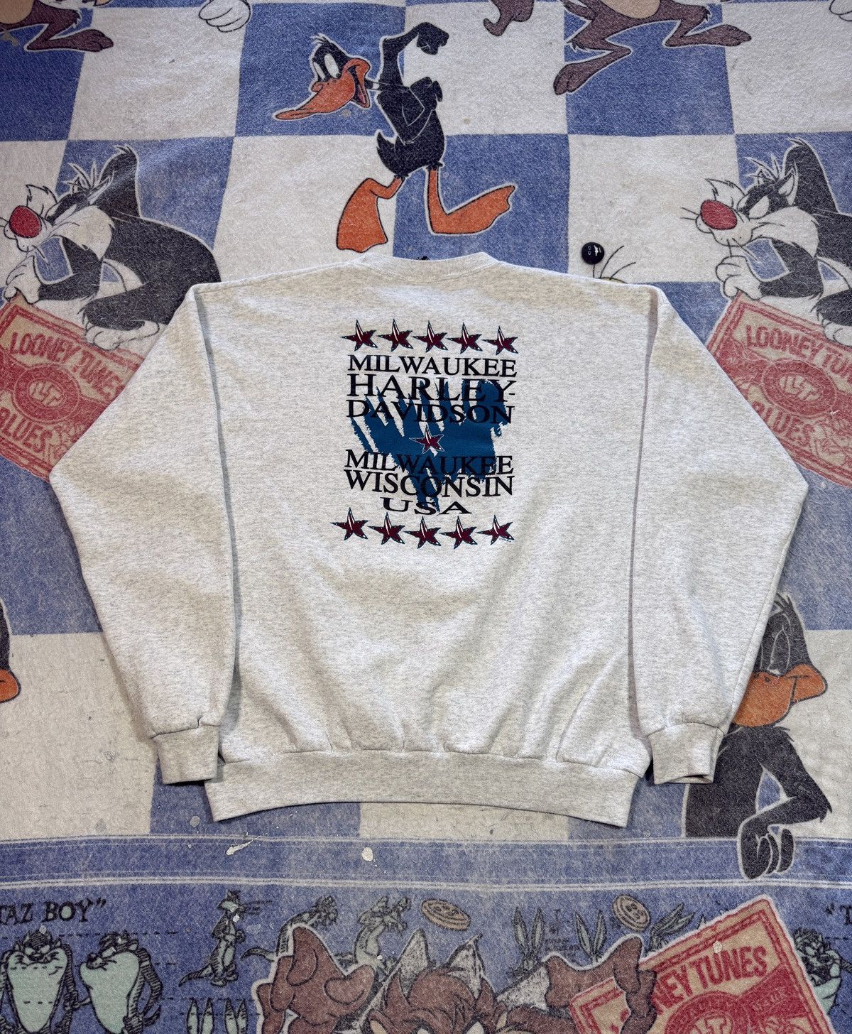 Harley Davidson Vintage Harley crewneck sweatshirt Size US XL / EU 56 / 4 - 3 Thumbnail
