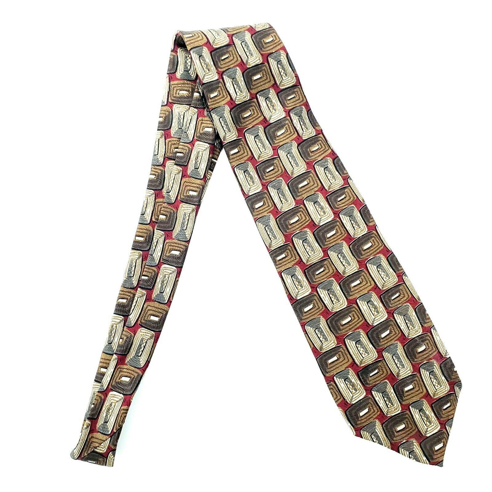 Alexander Julian Alexander Julian Colours Abstract Multi-Colored Silk Tie Pri Size ONE SIZE - 6 Thumbnail