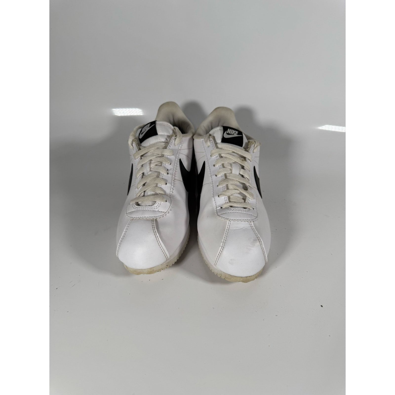 Nike Nike Cortez Leather White Black Classic Women’s Size 11 Size US 11 / IT 41 - 2 Thumbnail