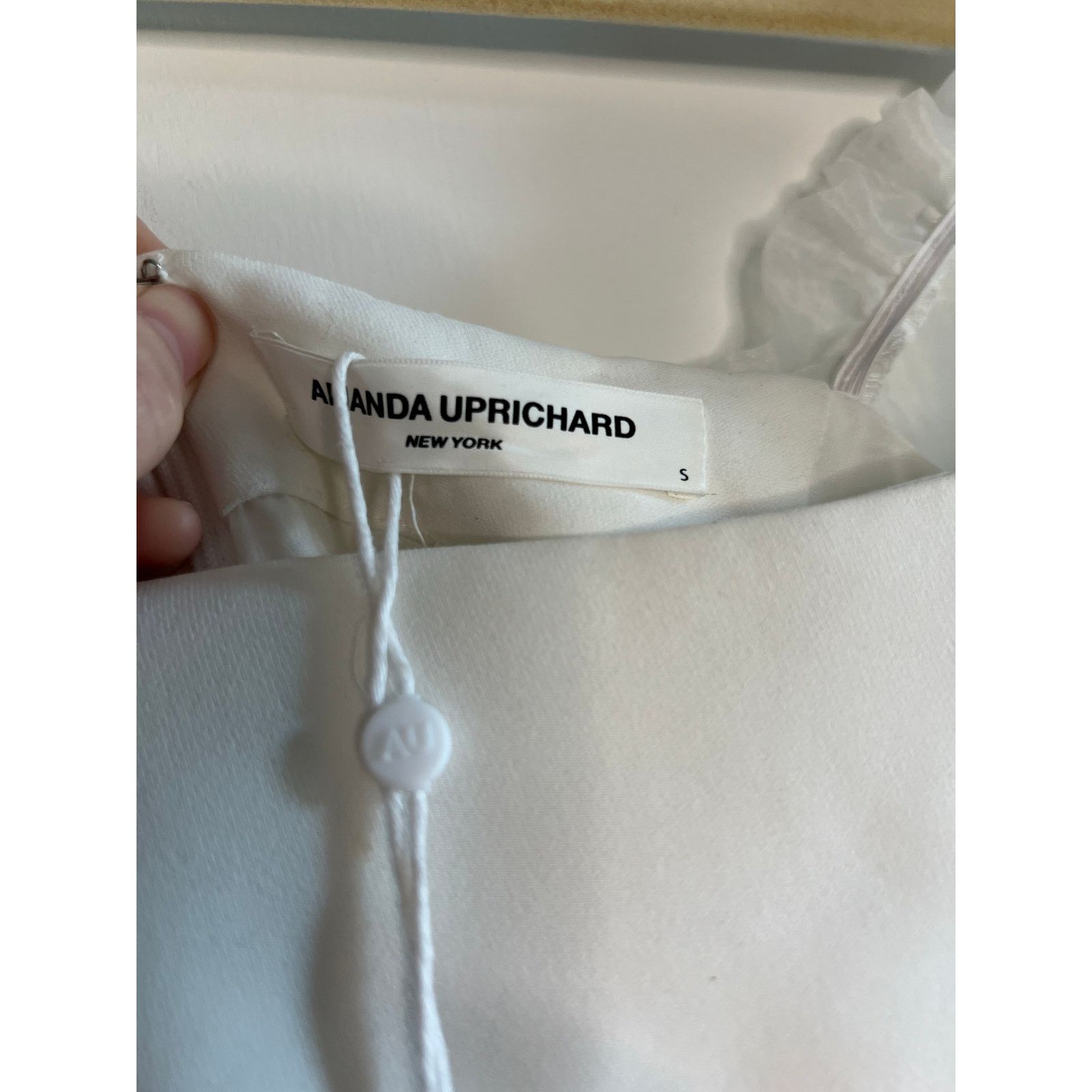 Amanda Uprichard NWT Amanda Uprichard Tia Dress White Puff Sleeve Sz S Revolv Size S / US 4 / IT 40 - 7 Thumbnail