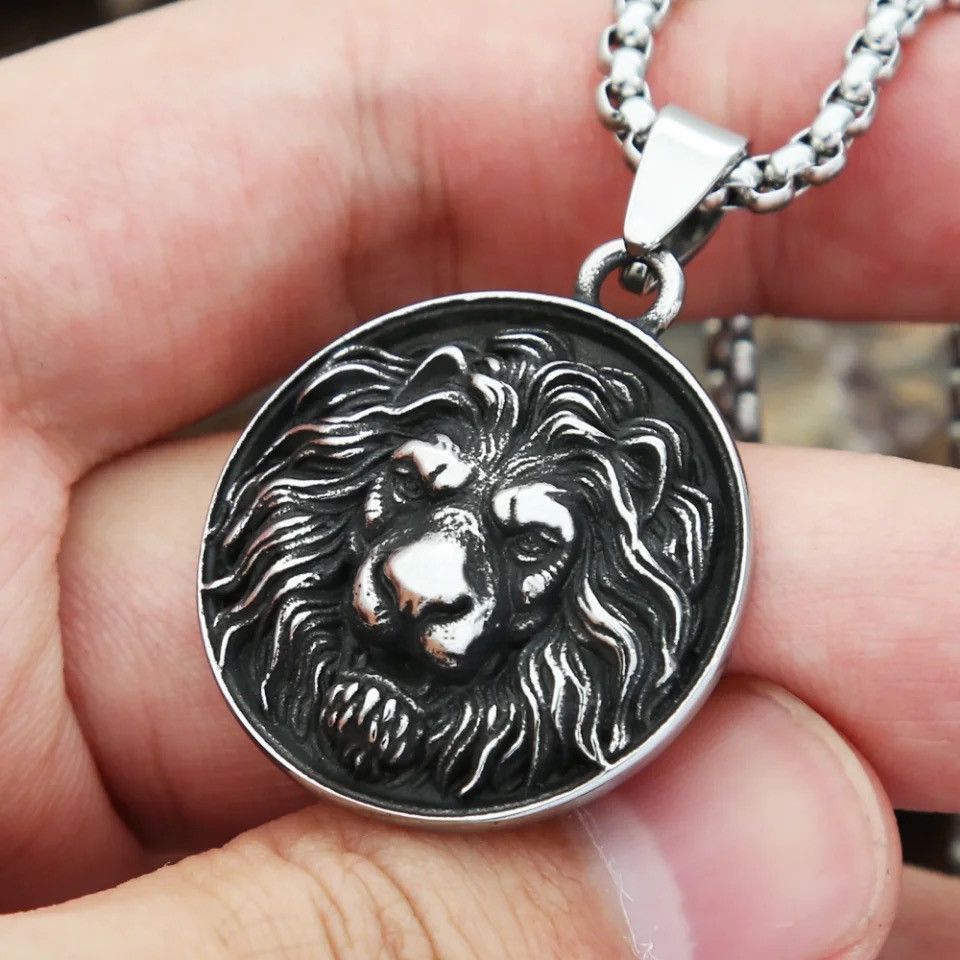 Jewelry × Vintage Lion Pendant Necklace Size ONE SIZE - 2 Thumbnail